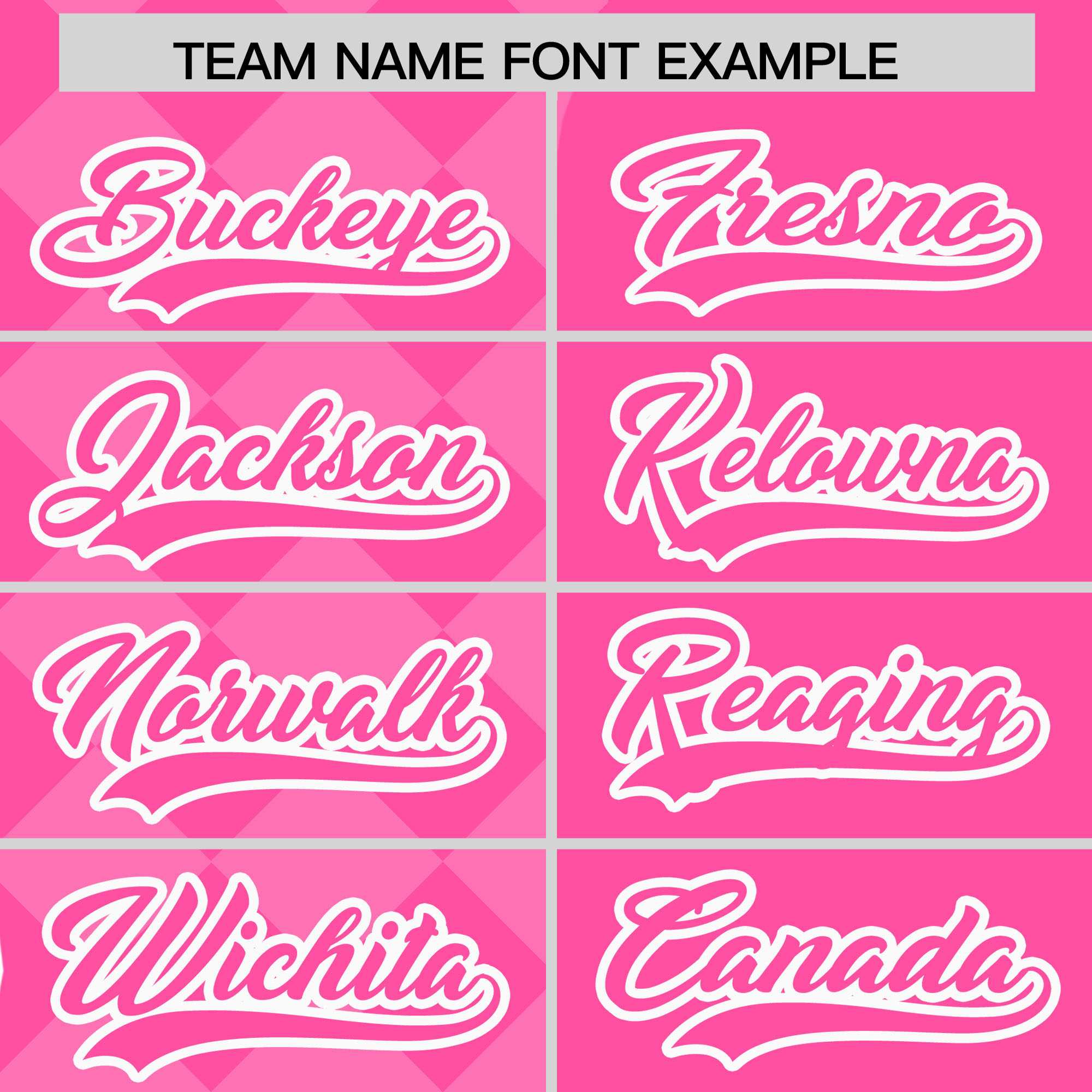 Custom Pink Rhombus Design Authentic Baseball Jersey| KXKSHOP