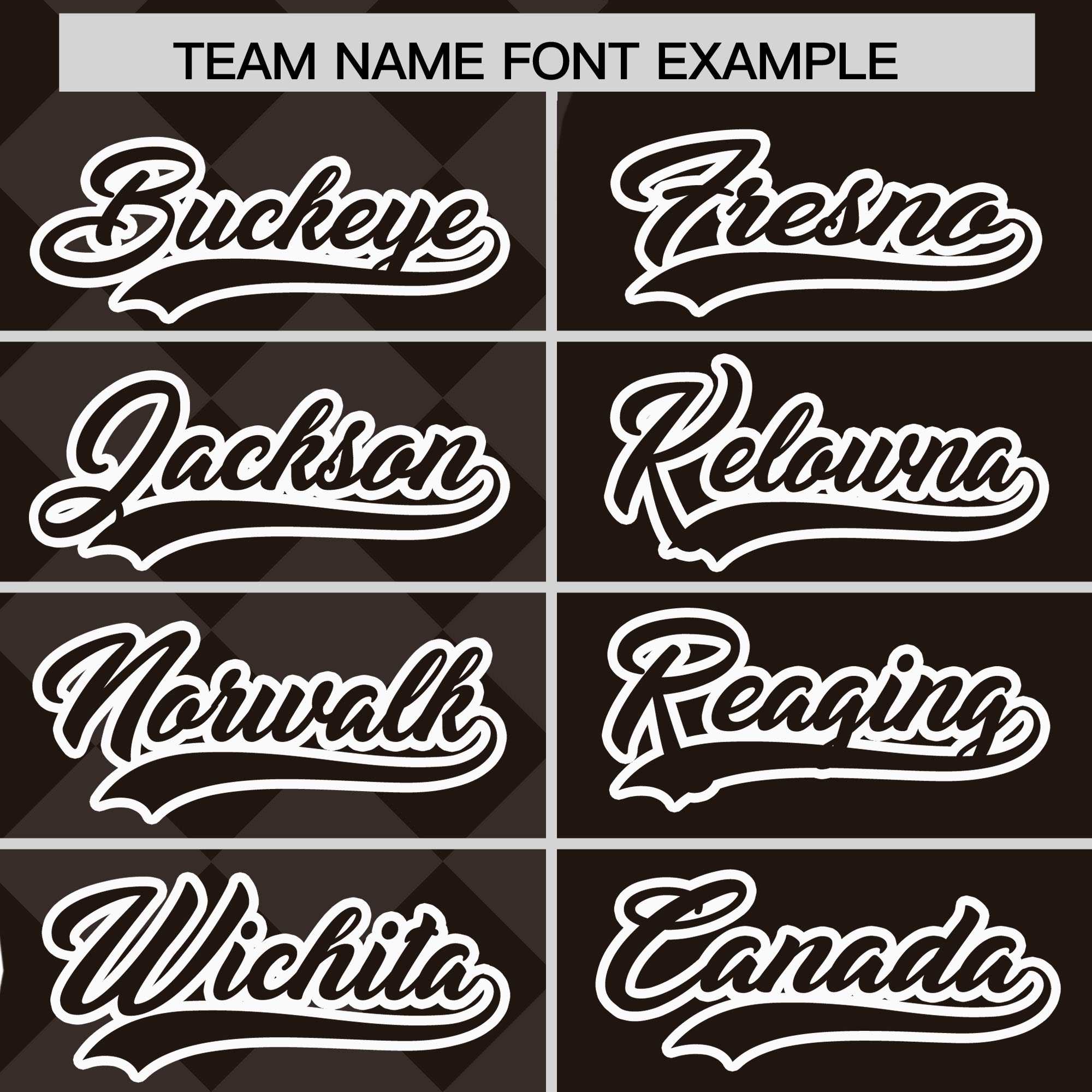 Custom Brown Rhombus Design Authentic Baseball Jersey| KXKSHOP