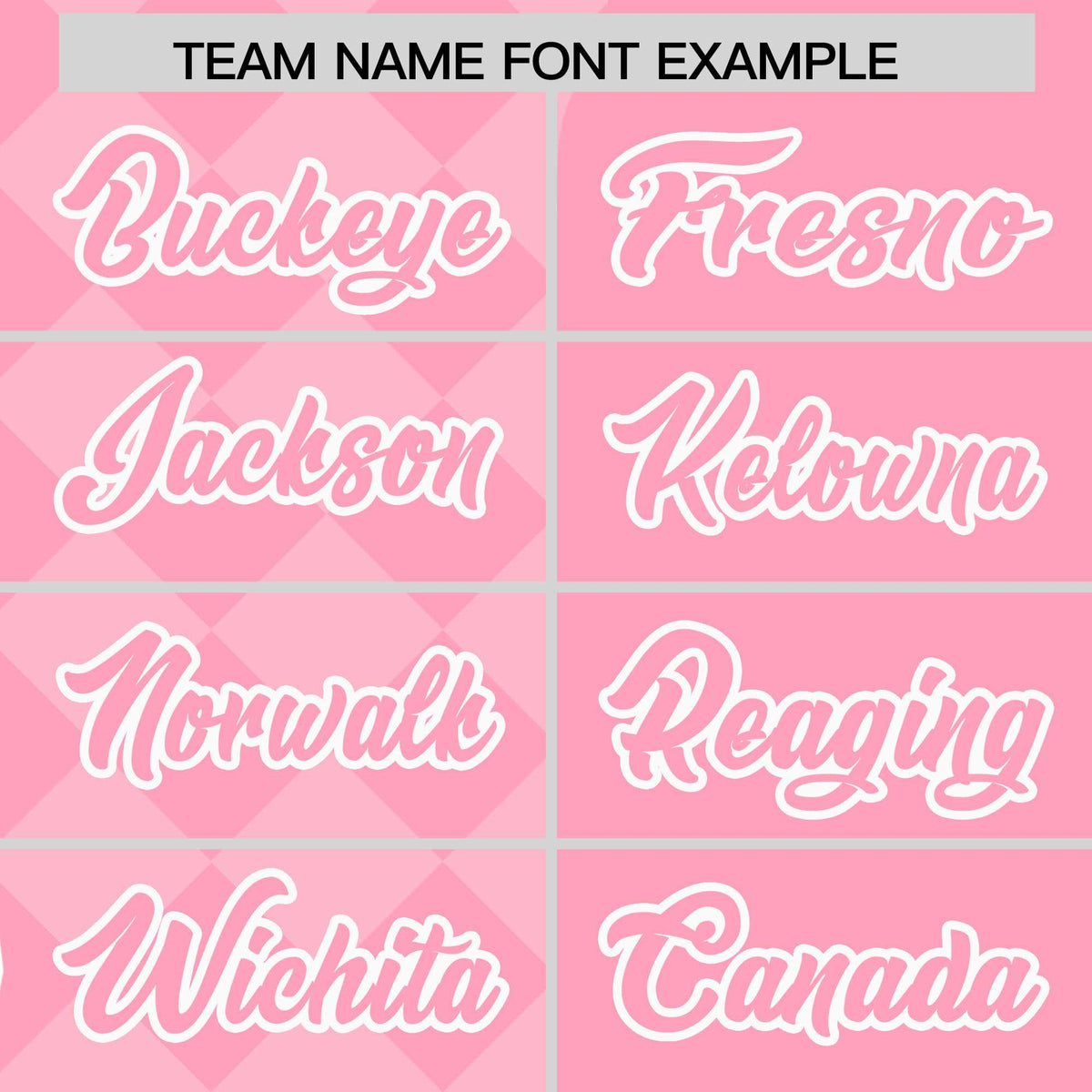 Custom Light Pink Rhombus Design Authentic Baseball Jersey| KXKSHOP