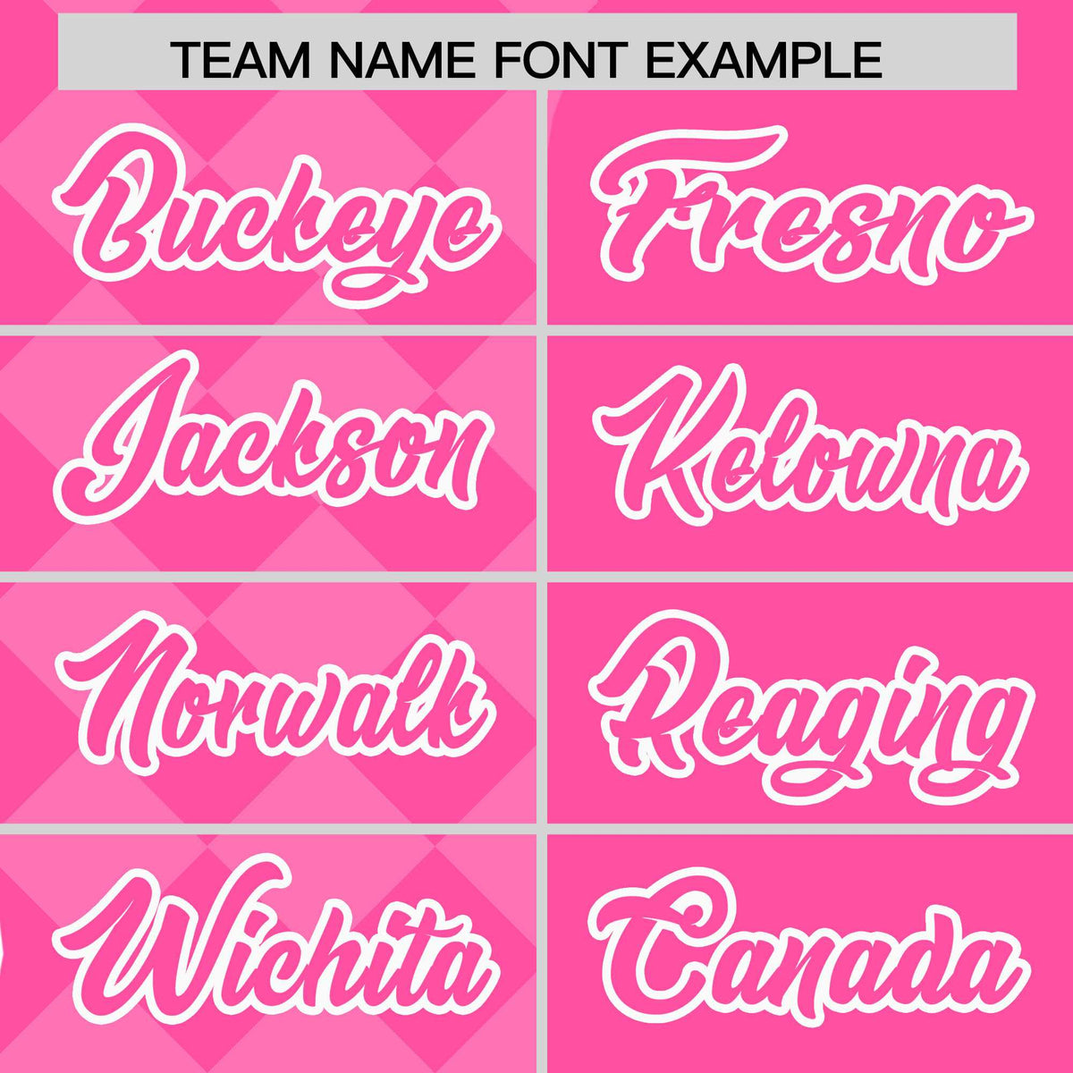 Custom Pink Rhombus Design Authentic Baseball Jersey| KXKSHOP