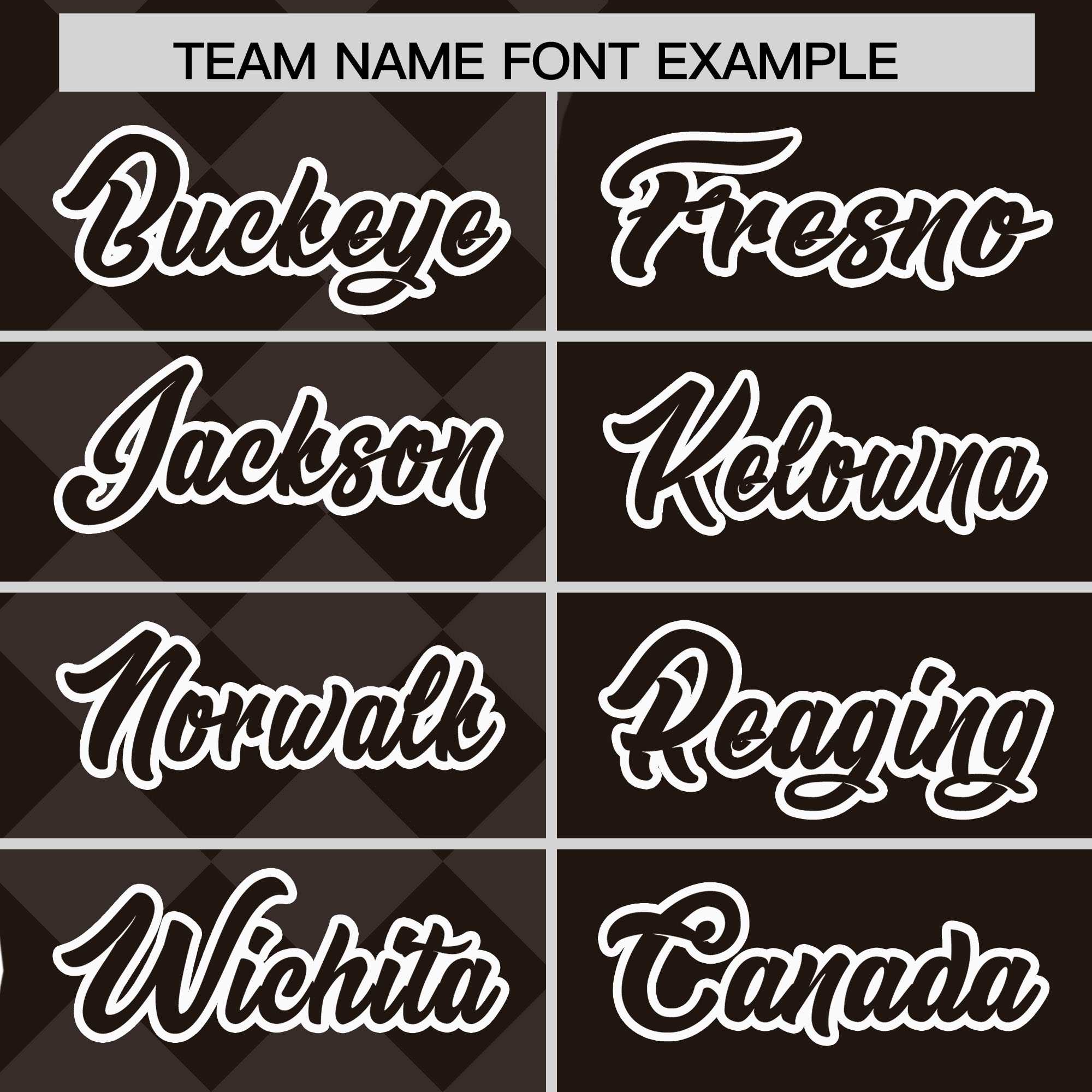 Custom Brown Rhombus Design Authentic Baseball Jersey| KXKSHOP