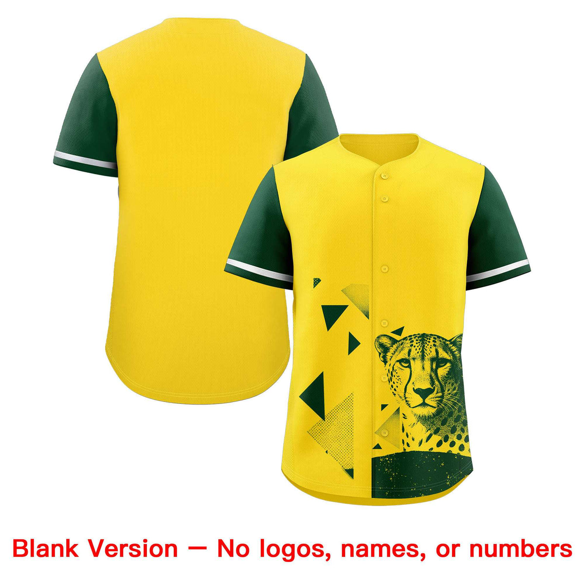 Custom Dark Green Yellow Raptor Series Raglan Sleeves Hip Hop Baseball Jersey
