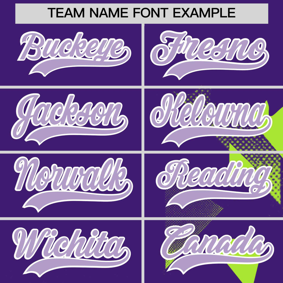 Custom Neon Green Purple Raptor Series Raglan Sleeves Hip Hop Baseball Jersey