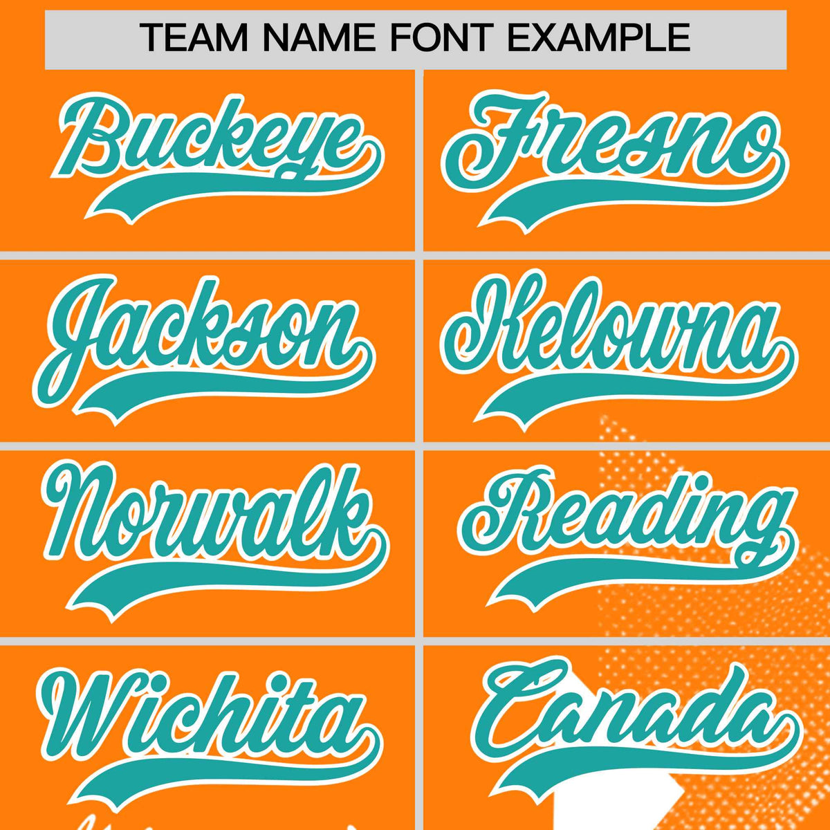 Custom Aqua Orange Raptor Series Raglan Sleeves Breathable Baseball Jersey