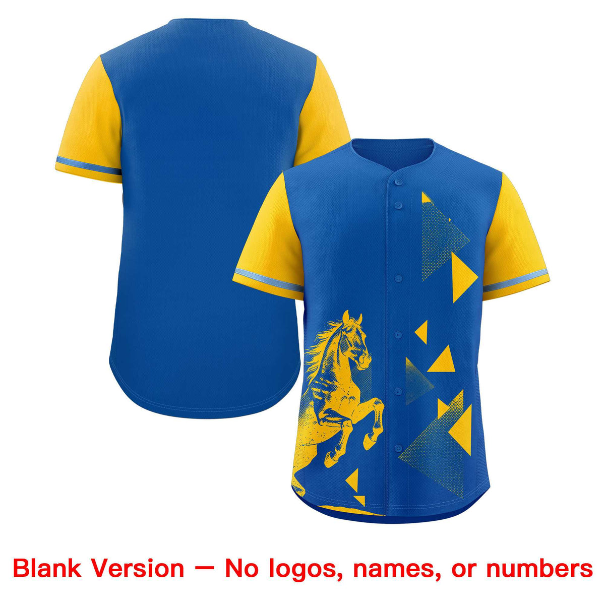 Custom Yellow Royal Raptor Series Raglan Sleeves Breathable Baseball Jersey