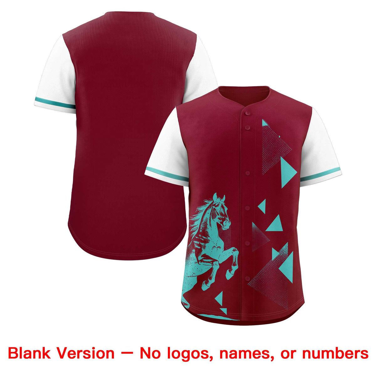 Custom White Crimson Raptor Series Raglan Sleeves Wrinkle-Resistant Baseball Jersey