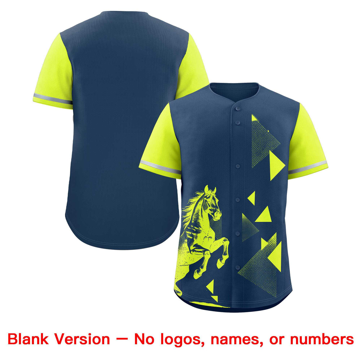 Custom Fluorescent Green Midnight Blue Raptor Series Raglan Sleeves Drapable Baseball Jersey |KXKSHOP