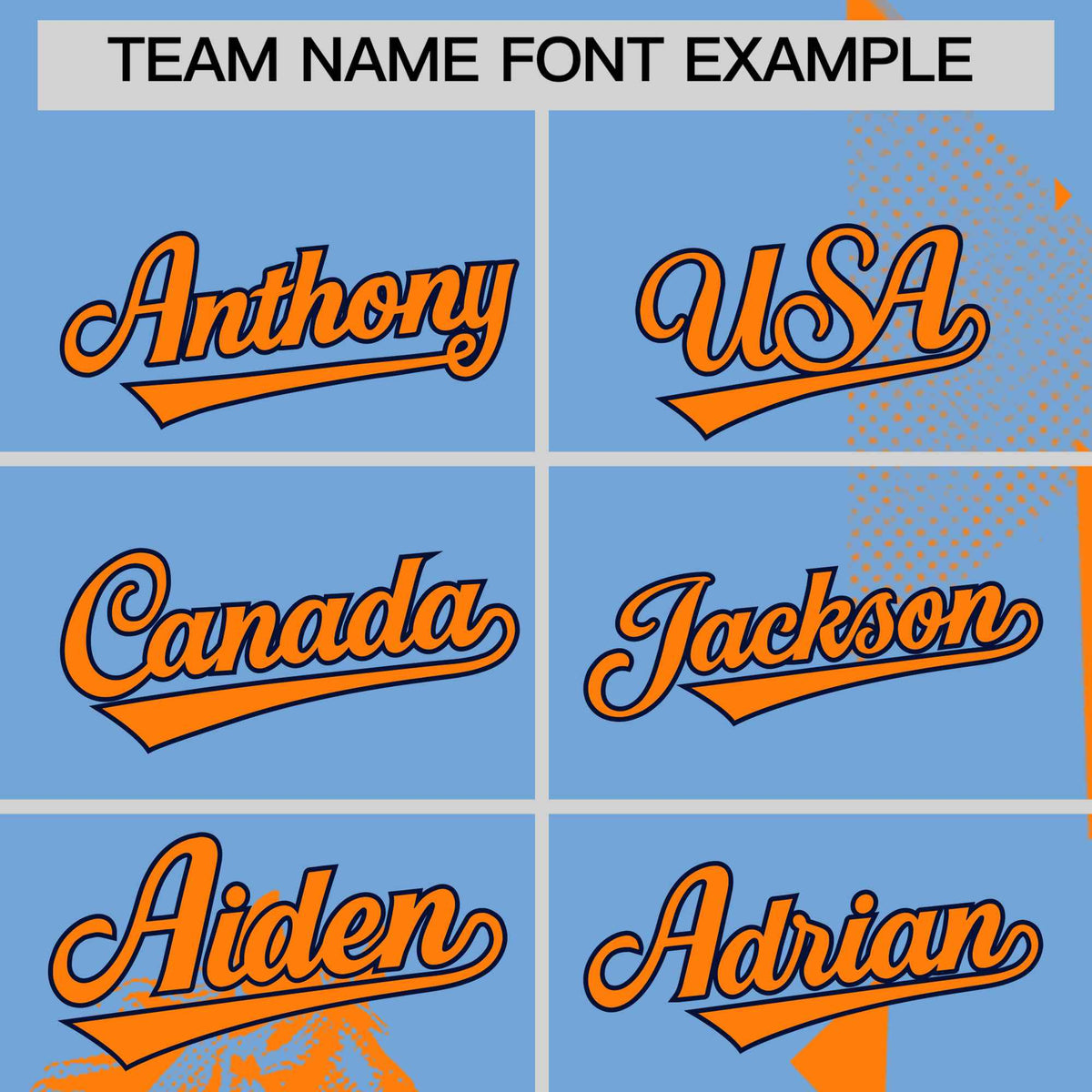 Custom Orange Powder Blue Raptor Series Raglan Sleeves Street Style Baseball Jersey |KXKSHOP