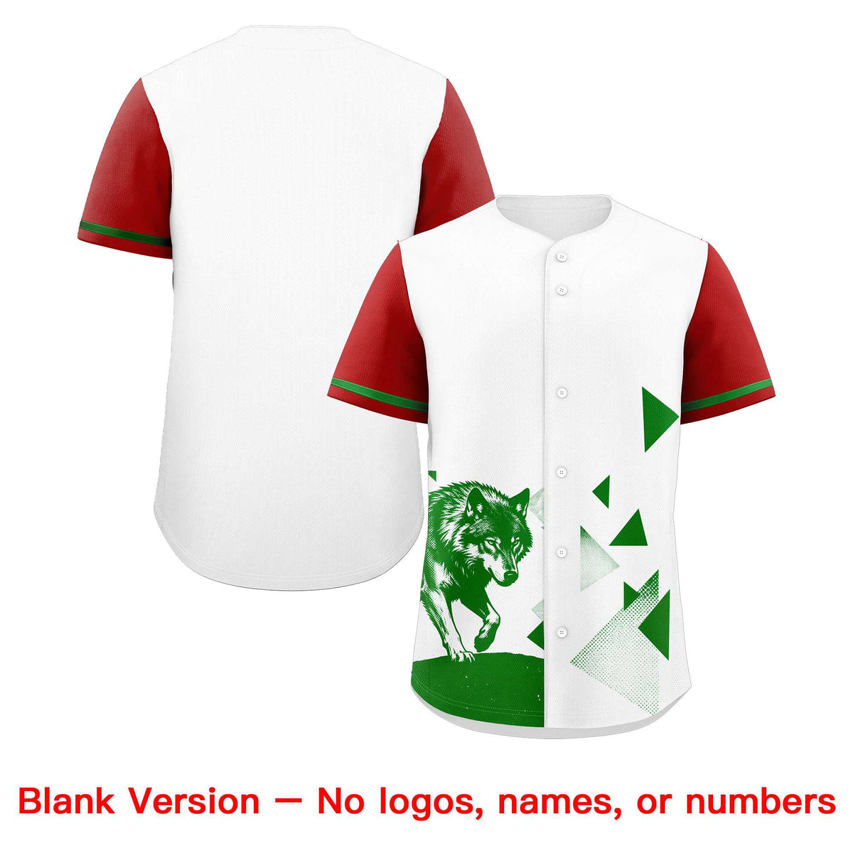Custom Red White Raptor Series Raglan Sleeves Drapable Baseball Jersey |KXKSHOP