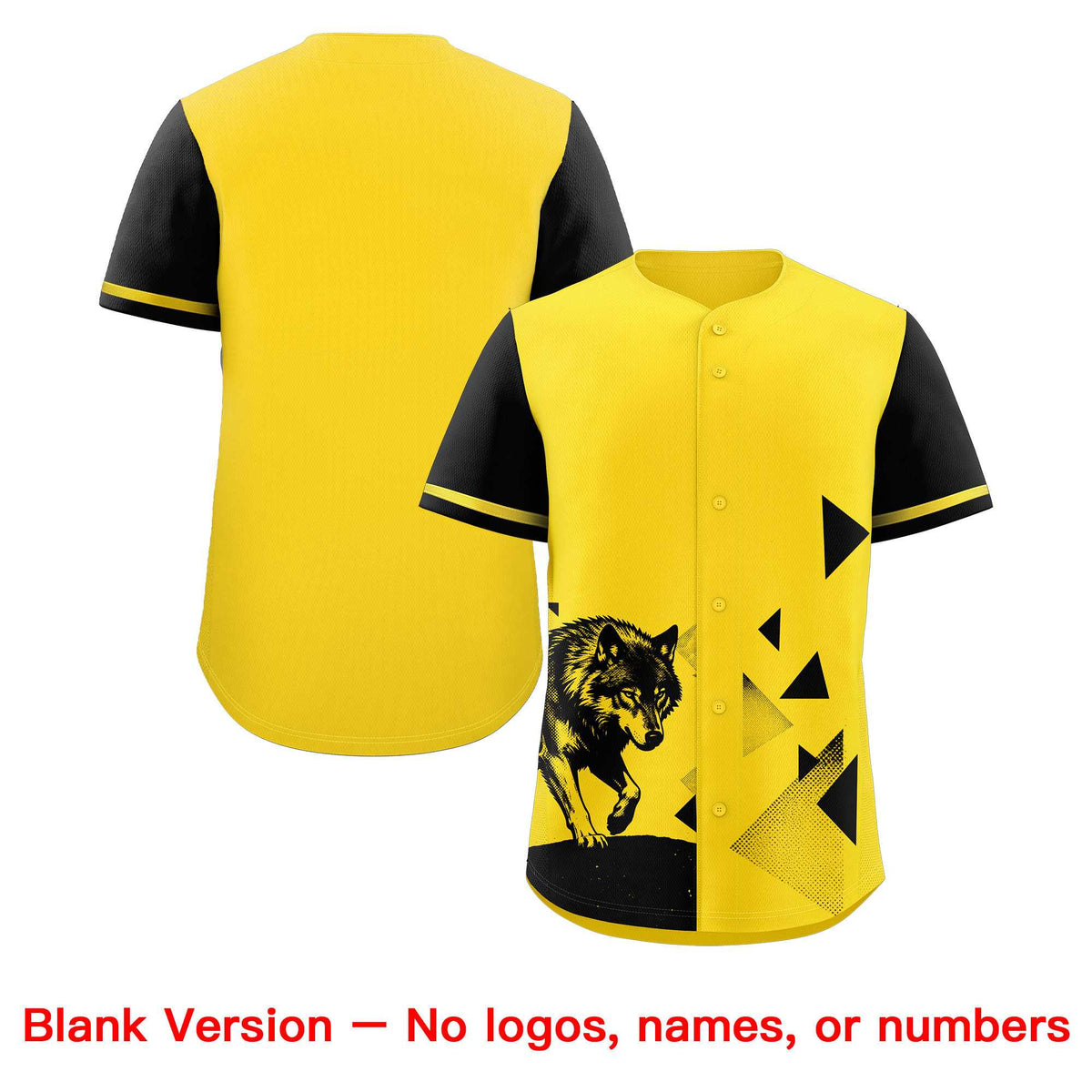 Custom Black Gold Raptor Series Raglan Sleeves Wrinkle-Resistant Baseball Jersey |KXKSHOP