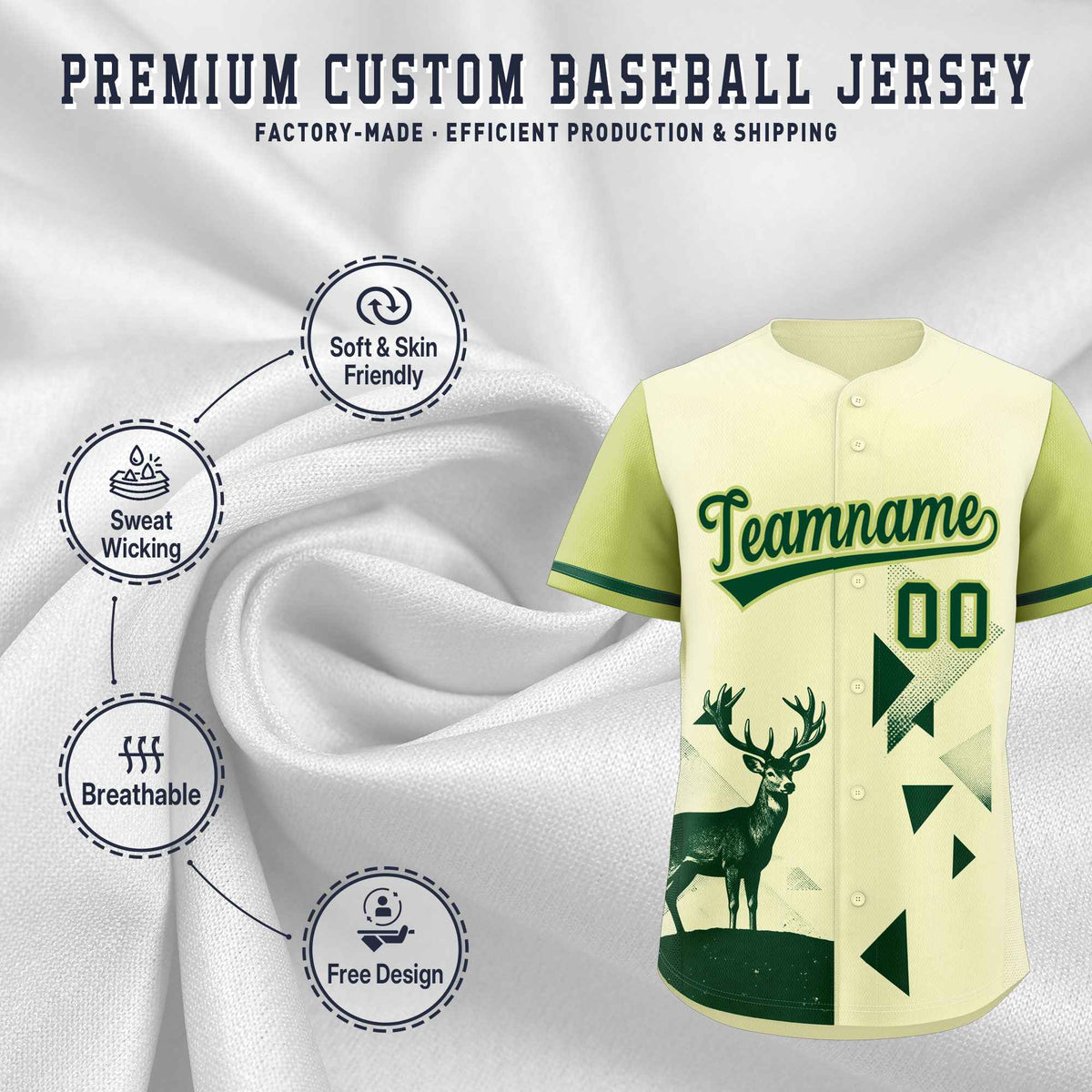 Custom Champagne Cream Raptor Series Raglan Sleeves Hip Hop Baseball Jersey |KXKSHOP