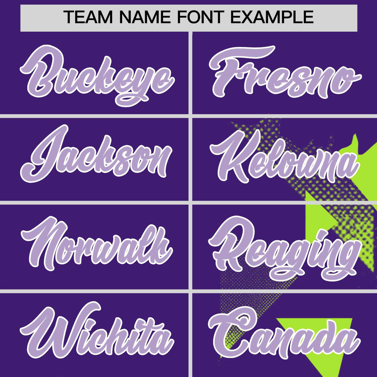 Custom Neon Green Purple Raptor Series Raglan Sleeves Hip Hop Baseball Jersey