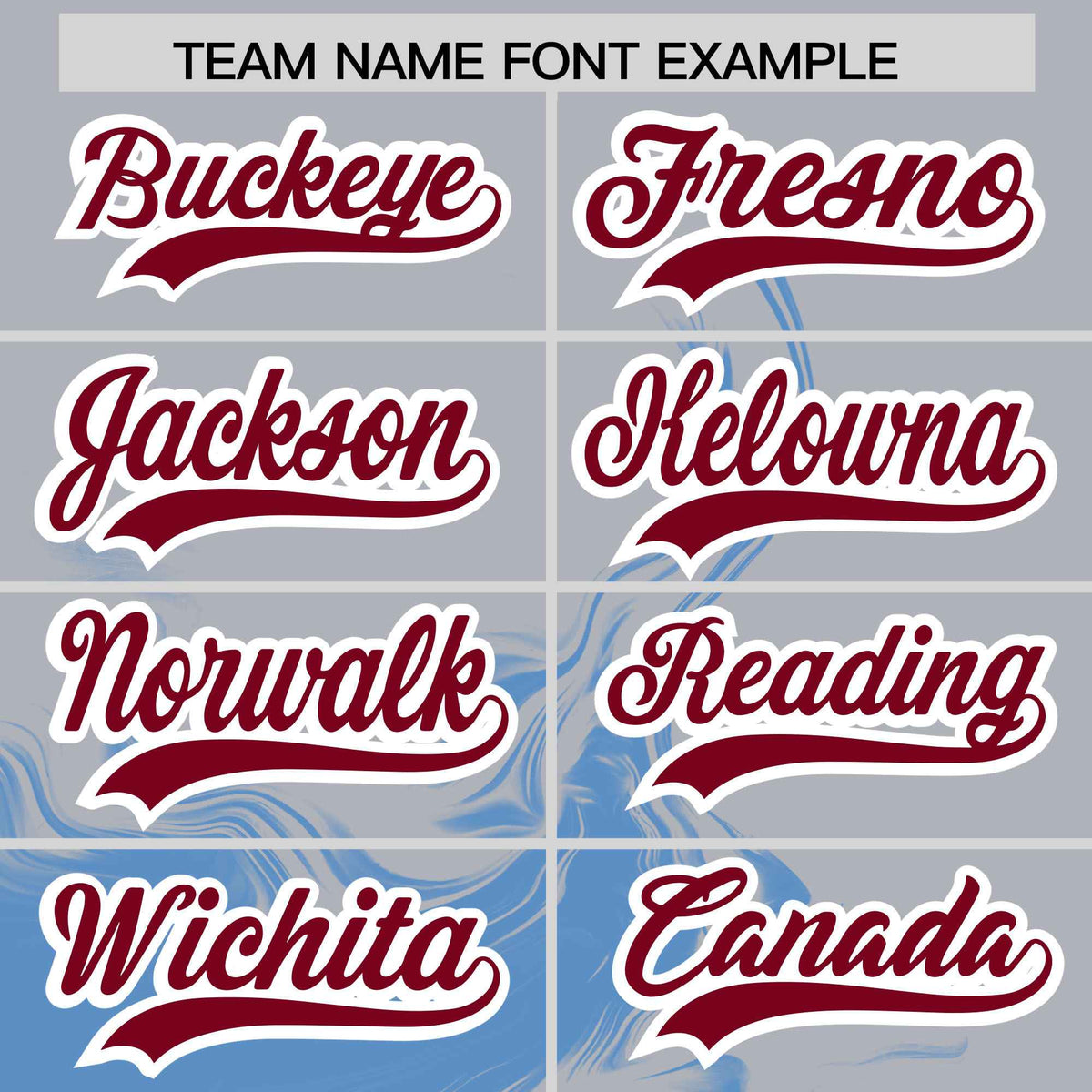 Custom Gray Powder Blue Personalized Ink Pattern Authentic Baseball Jersey| KXKSHOP