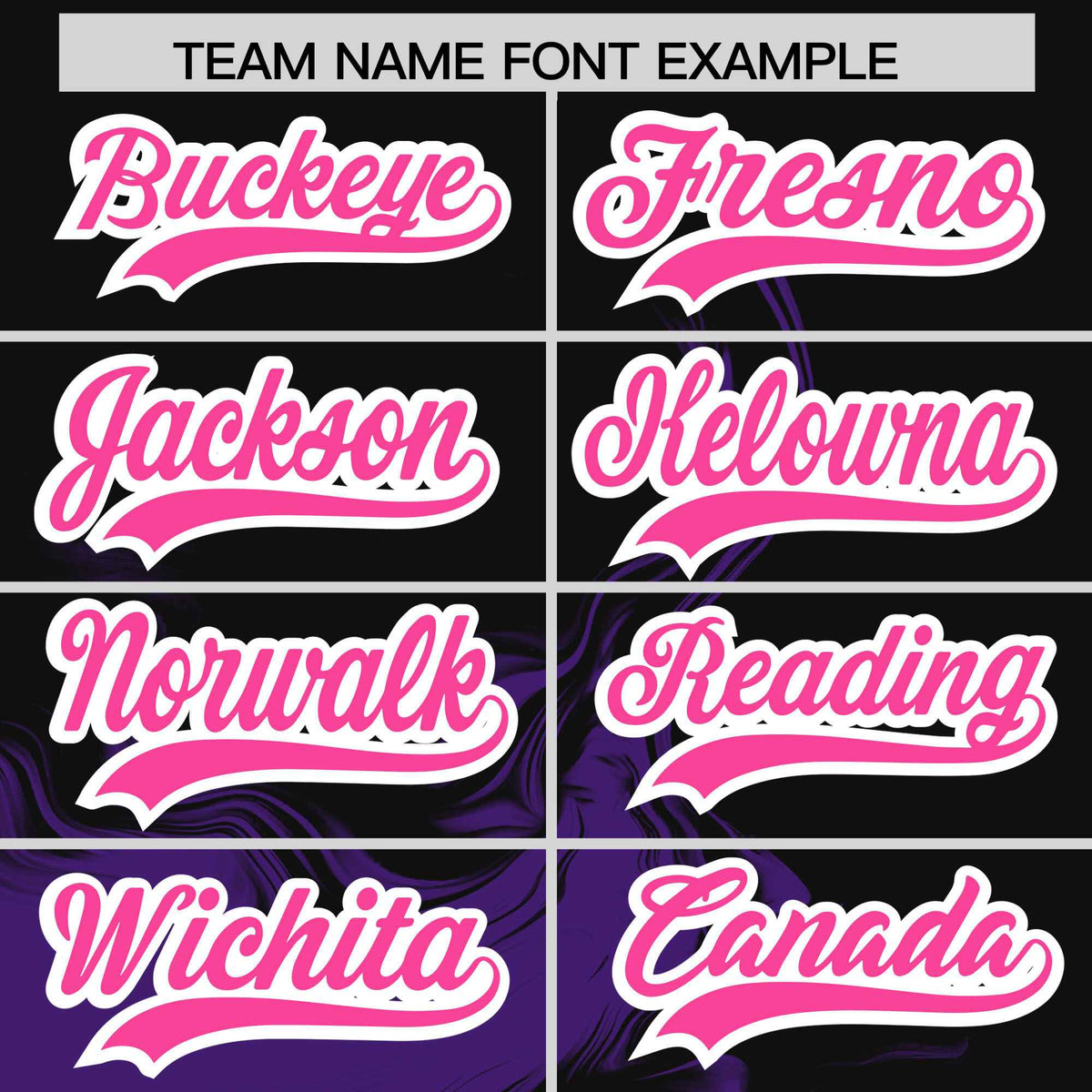 Custom Black Purple Personalized Ink Pattern Authentic Baseball Jersey| KXKSHOP