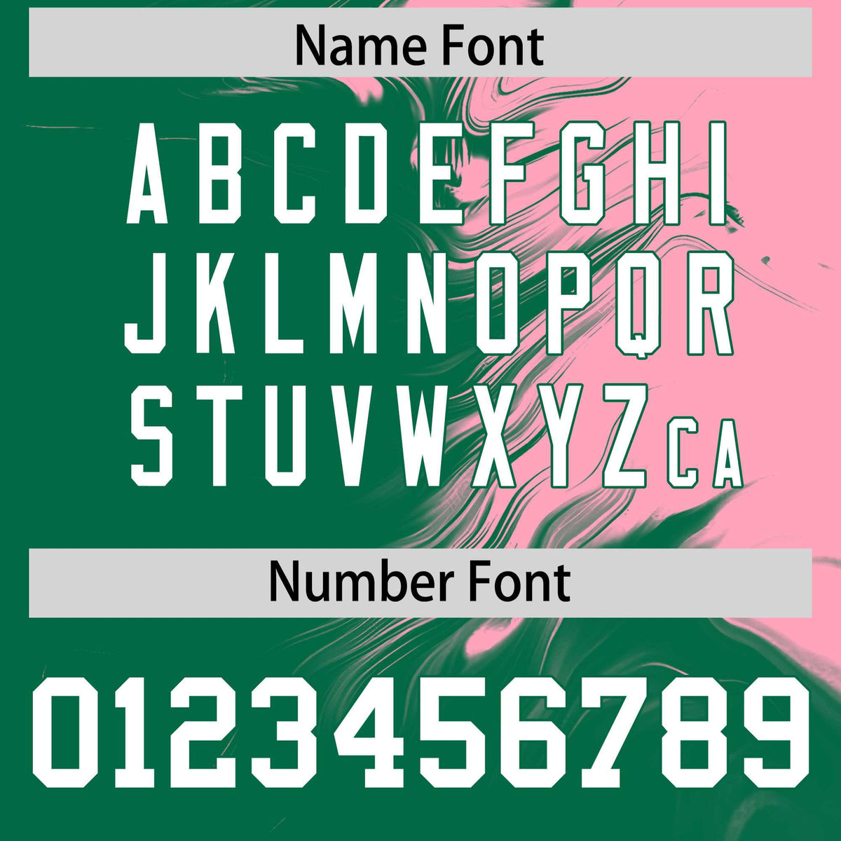 Custom Light Pink Kelly Green Personalized Ink Pattern Authentic Baseball Jersey| KXKSHOP