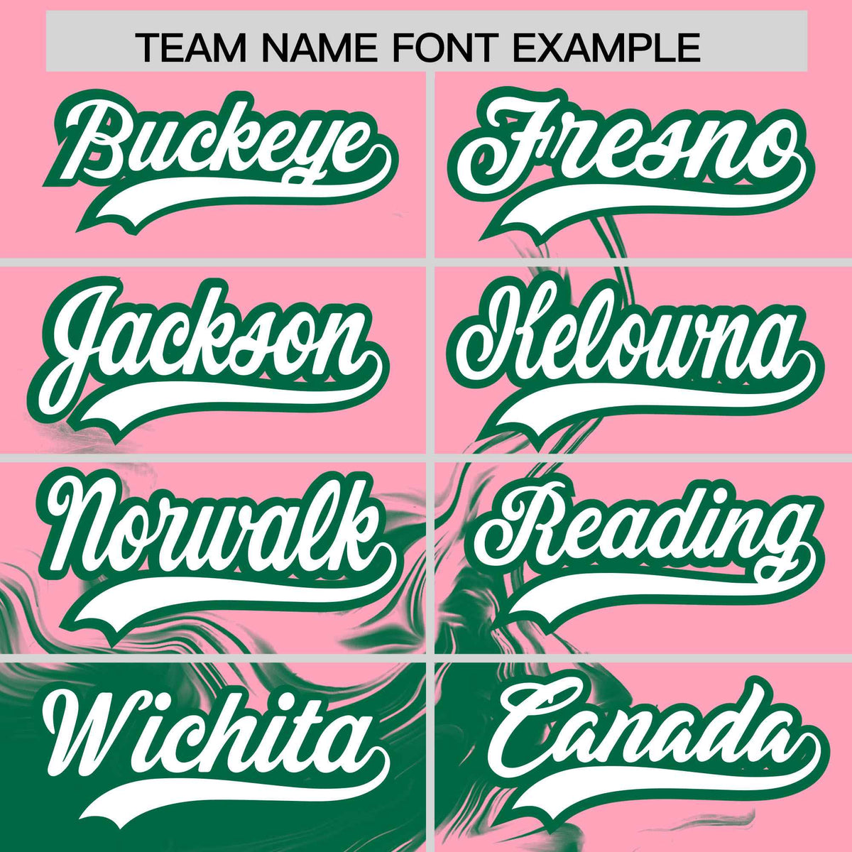Custom Light Pink Kelly Green Personalized Ink Pattern Authentic Baseball Jersey| KXKSHOP