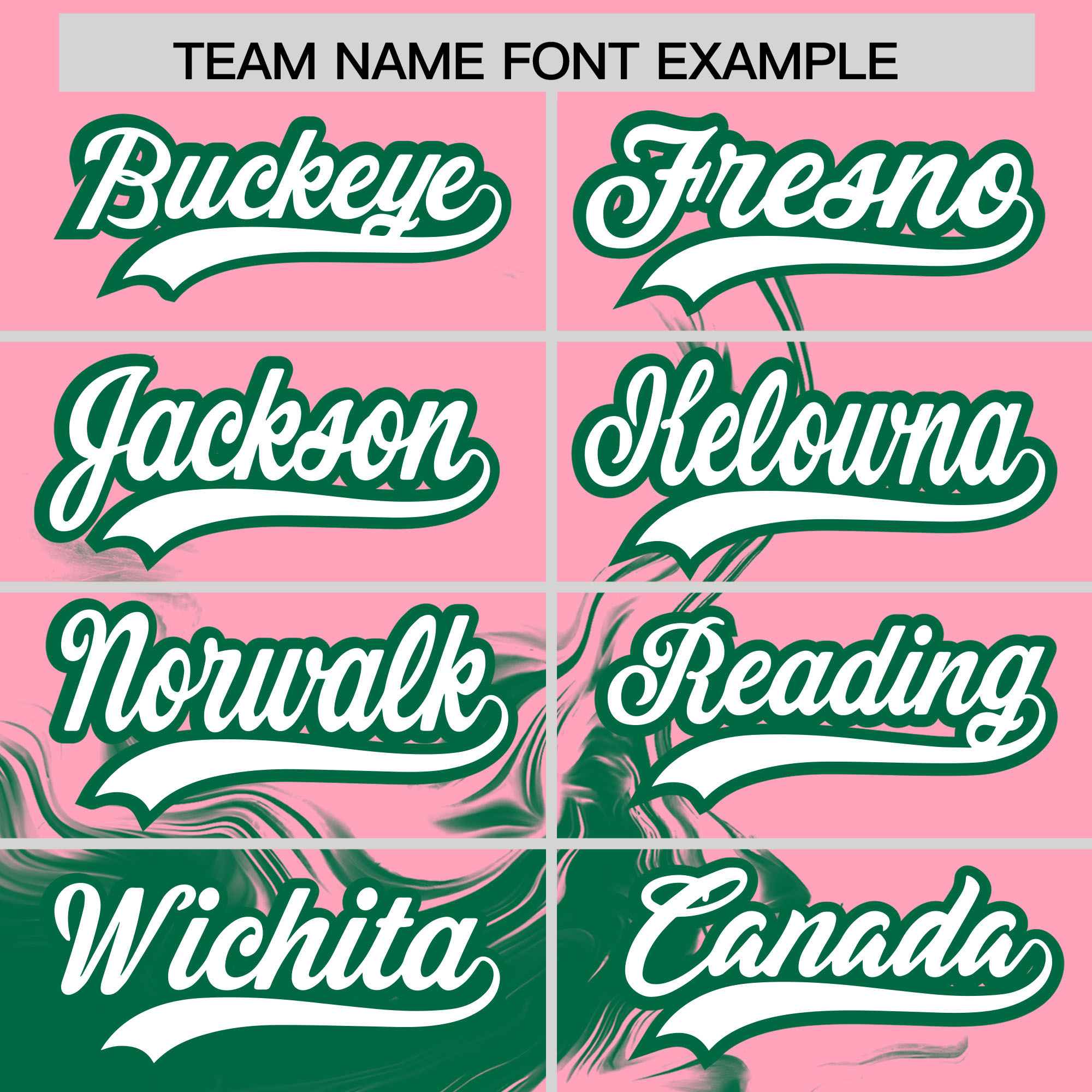 Custom Light Pink Kelly Green Personalized Ink Pattern Authentic Baseball Jersey| KXKSHOP