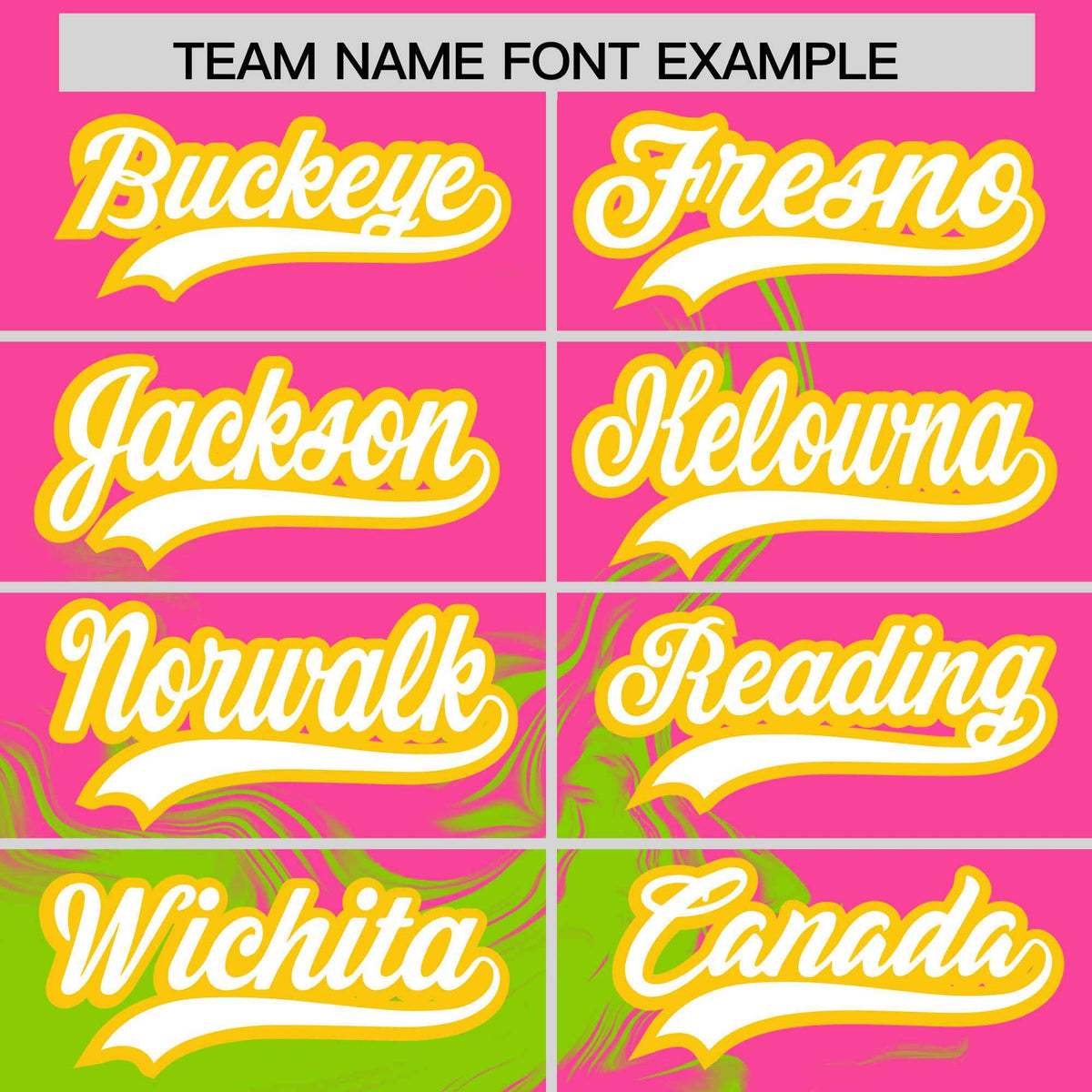 Custom Pink Neon Green Personalized Ink Pattern Authentic Baseball Jersey| KXKSHOP