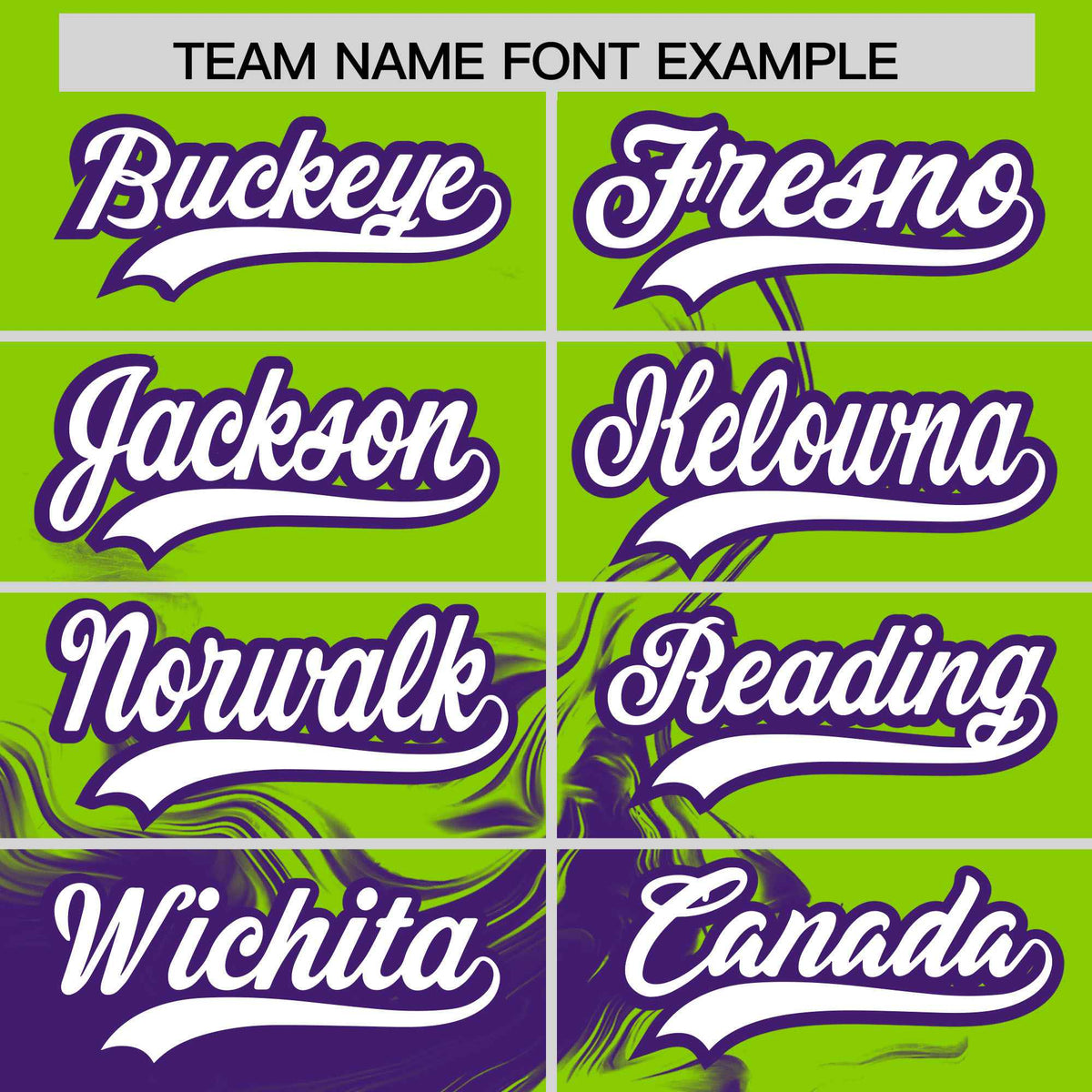 Custom Neon Green Purple Personalized Ink Pattern Authentic Baseball Jersey| KXKSHOP