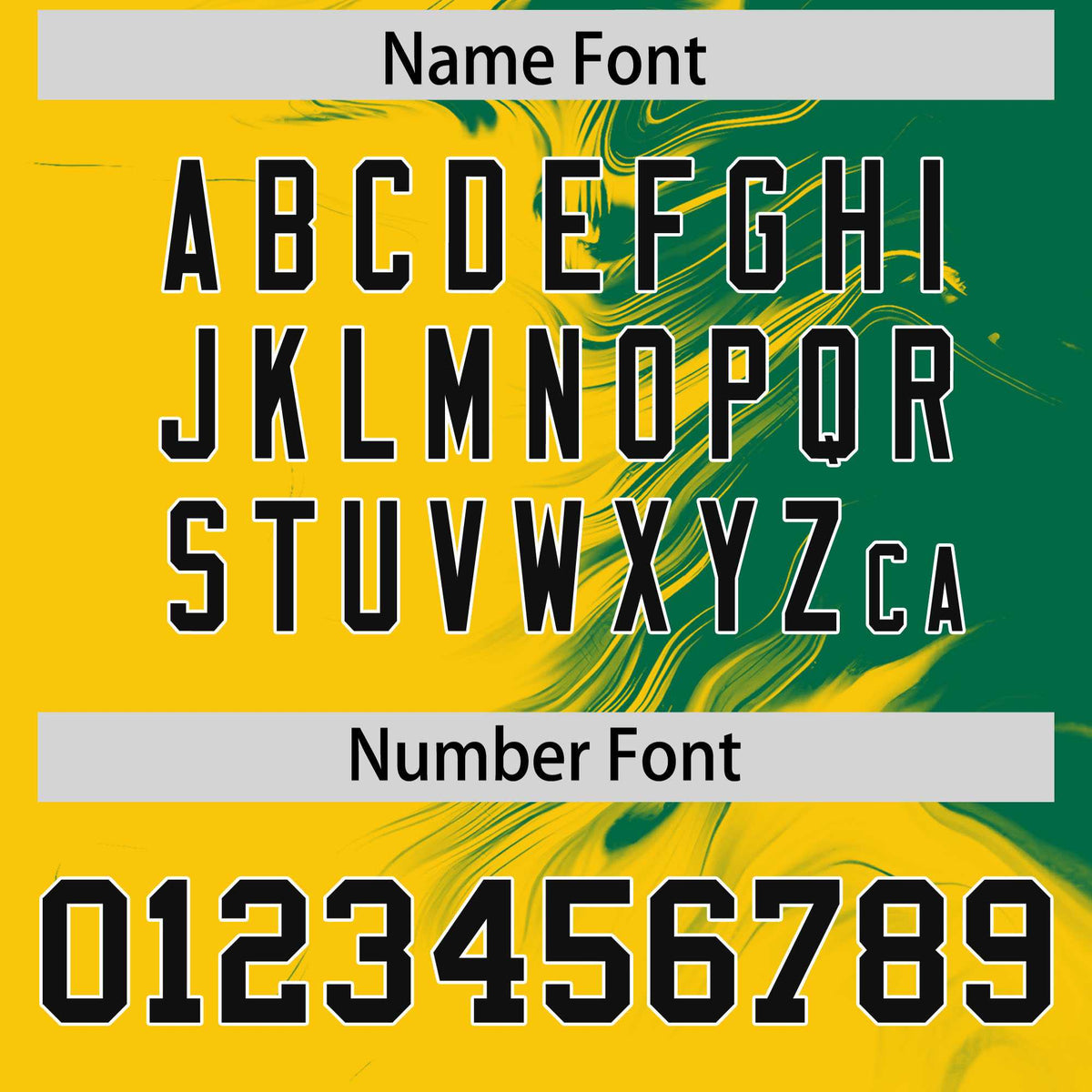 Custom Kelly Green Gold Personalized Ink Pattern Authentic Baseball Jersey| KXKSHOP