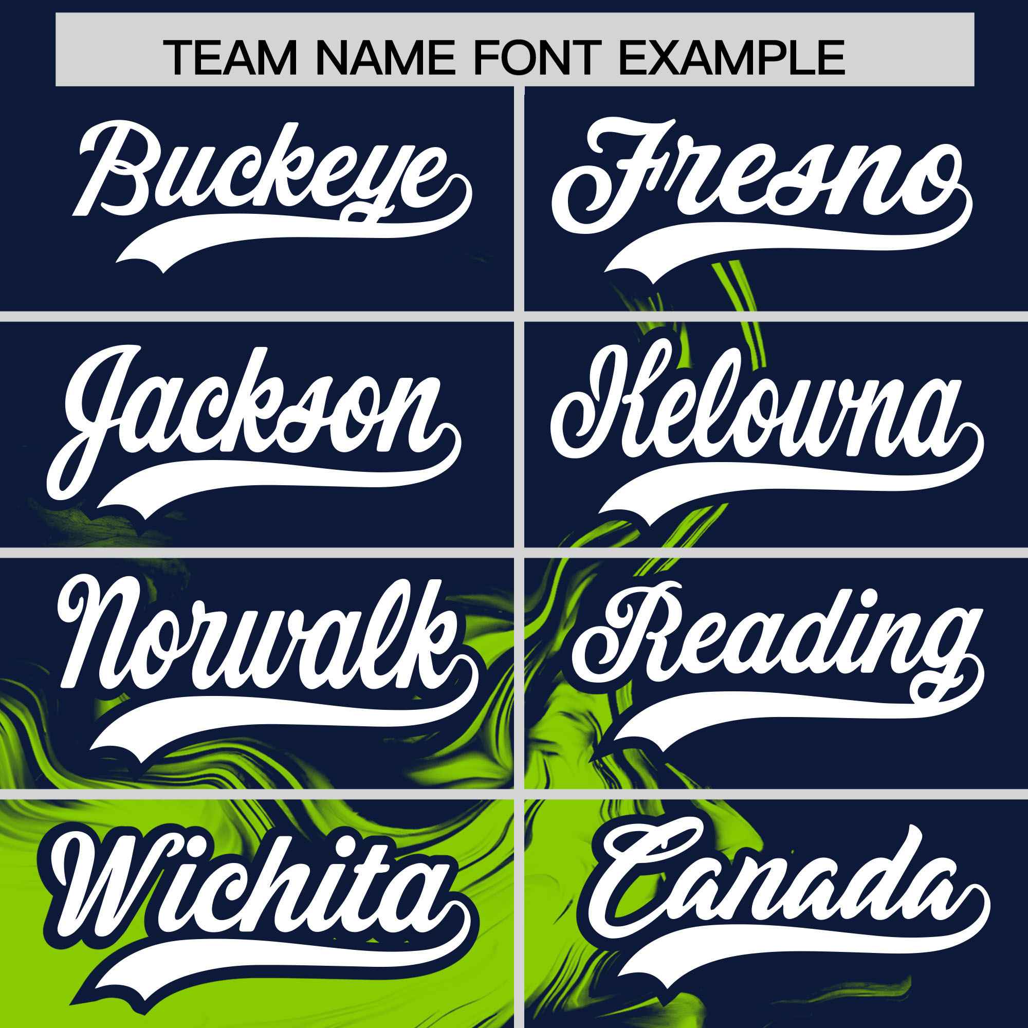 Custom Navy Neon Green Personalized Ink Pattern Authentic Baseball Jersey| KXKSHOP