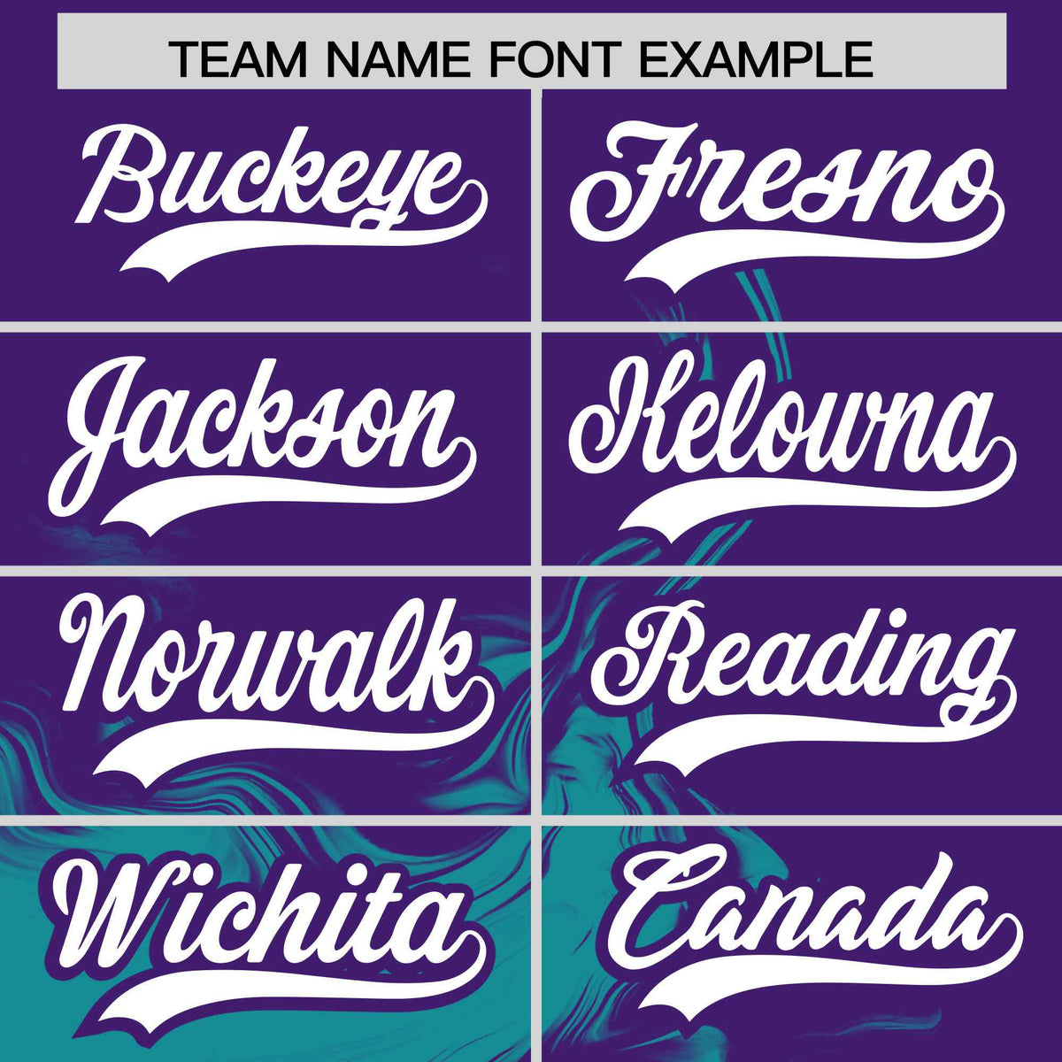 Custom Purple Aqua Personalized Ink Pattern Authentic Baseball Jersey| KXKSHOP