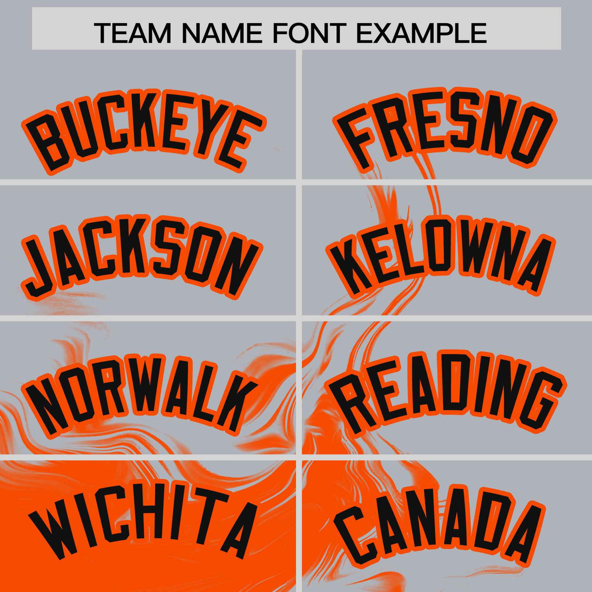 Custom Gray Orange Personalized Ink Pattern Authentic Baseball Jersey| KXKSHOP