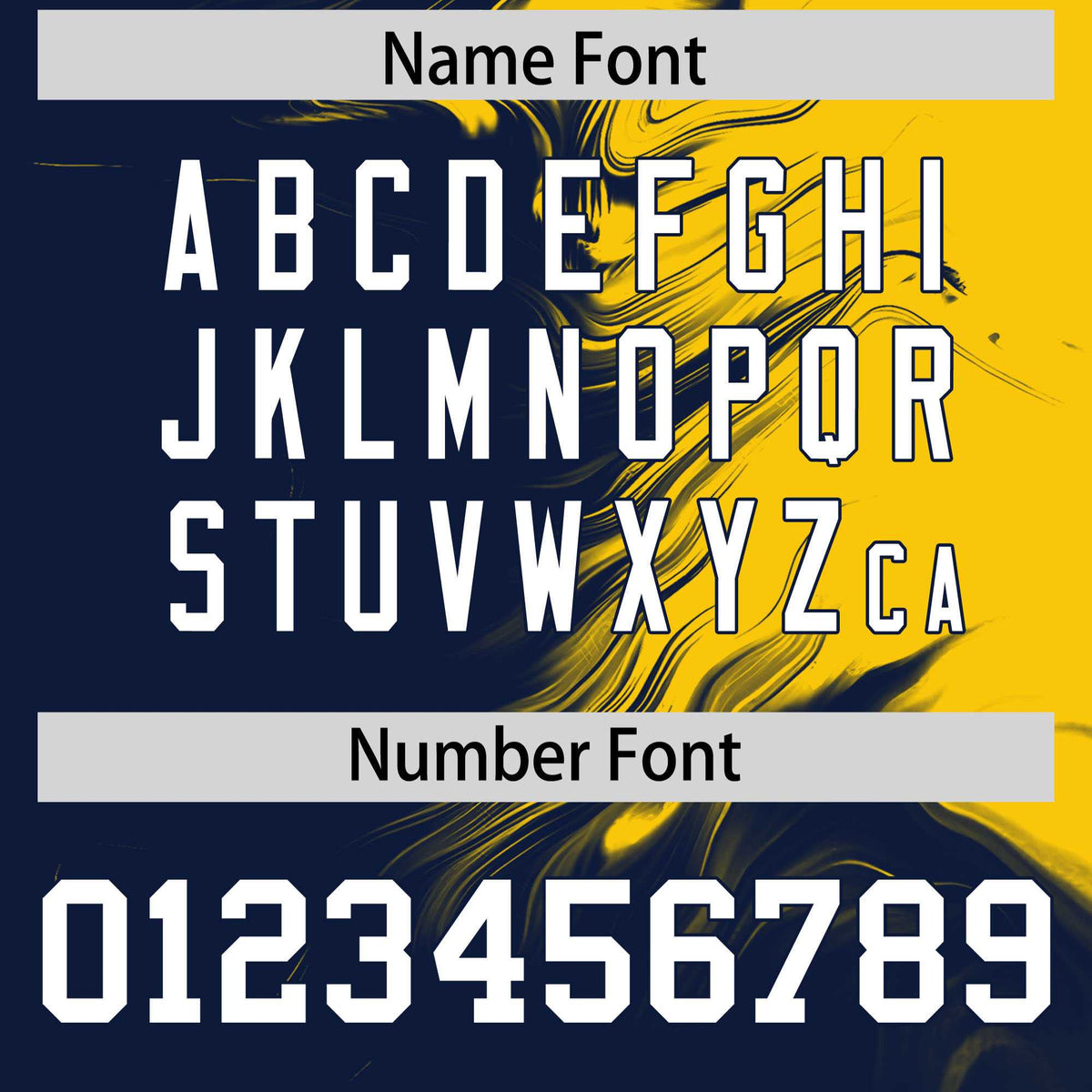 Custom Gold Navy Personalized Ink Pattern Authentic Baseball Jersey| KXKSHOP