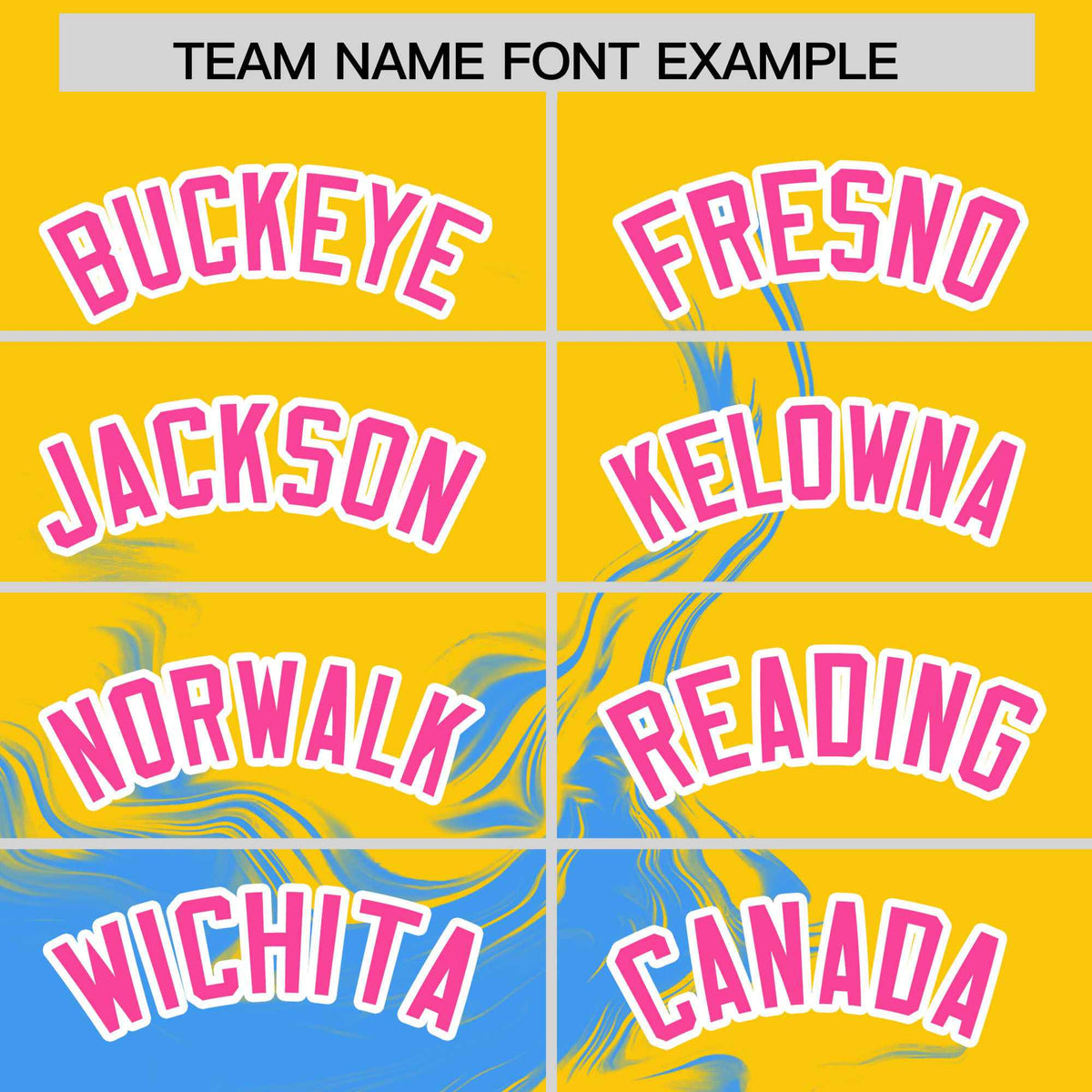 Custom Gold Powder Blue Personalized Ink Pattern Authentic Baseball Jersey| KXKSHOP