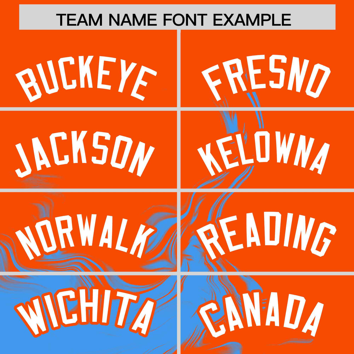 Custom Orange Powder Blue Personalized Ink Pattern Authentic Baseball Jersey| KXKSHOP