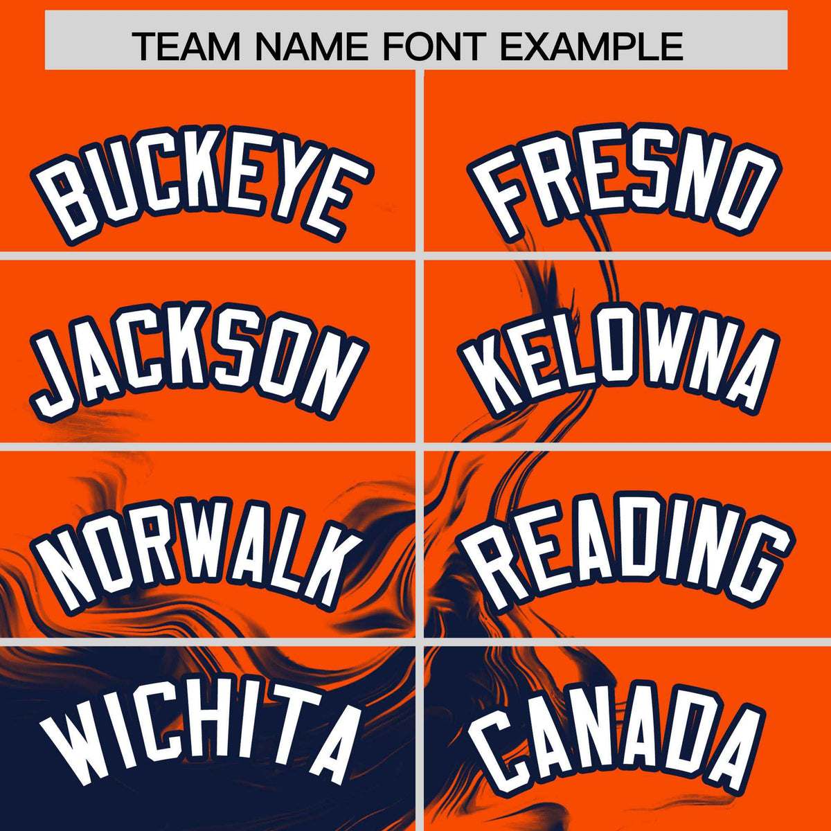 Custom Orange Navy Personalized Ink Pattern Authentic Baseball Jersey| KXKSHOP