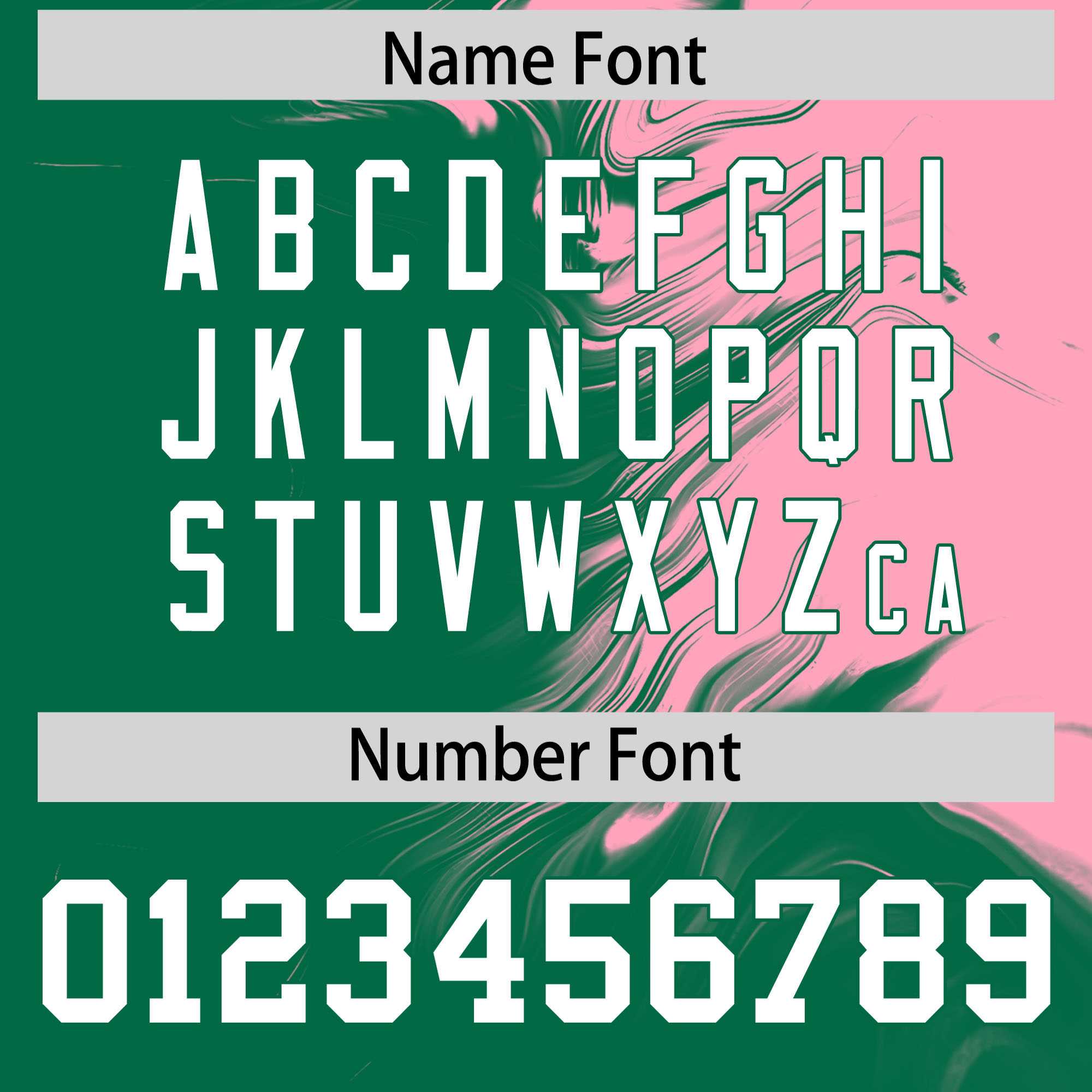 Custom Light Pink Kelly Green Personalized Ink Pattern Authentic Baseball Jersey| KXKSHOP