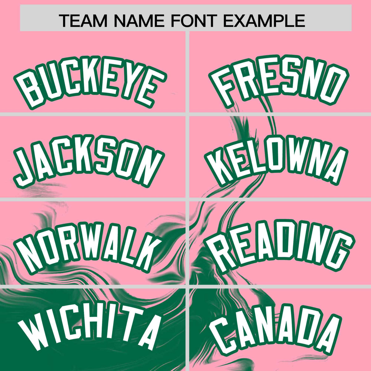 Custom Light Pink Kelly Green Personalized Ink Pattern Authentic Baseball Jersey| KXKSHOP