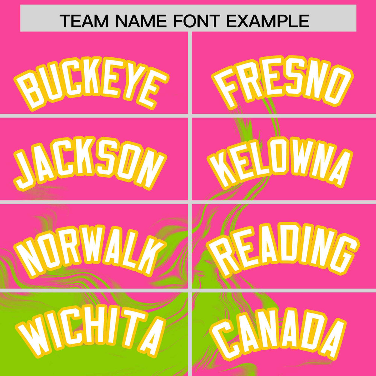 Custom Pink Neon Green Personalized Ink Pattern Authentic Baseball Jersey| KXKSHOP