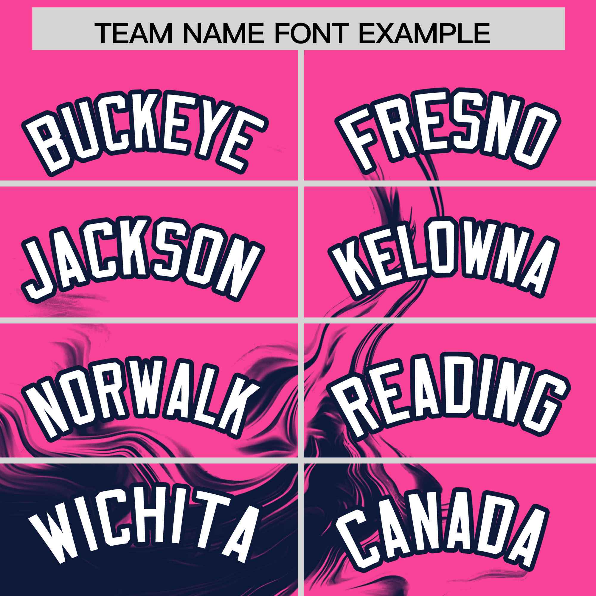 Custom Pink Navy Personalized Ink Pattern Authentic Baseball Jersey| KXKSHOP