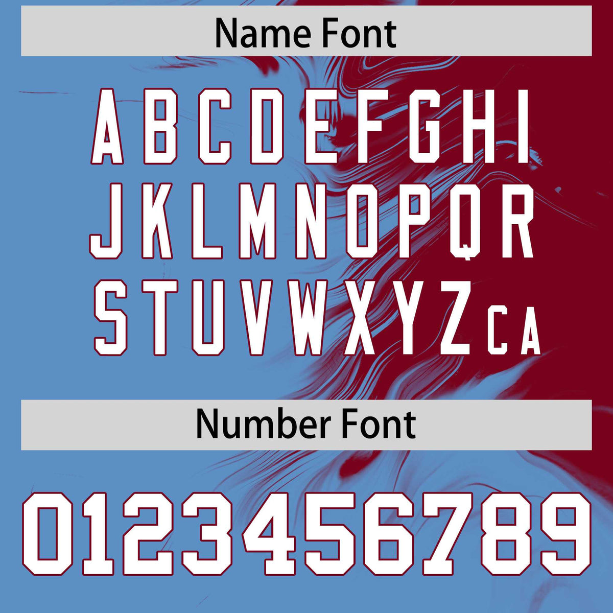 Custom Crimson Powder Blue Personalized Ink Pattern Authentic Baseball Jersey| KXKSHOP