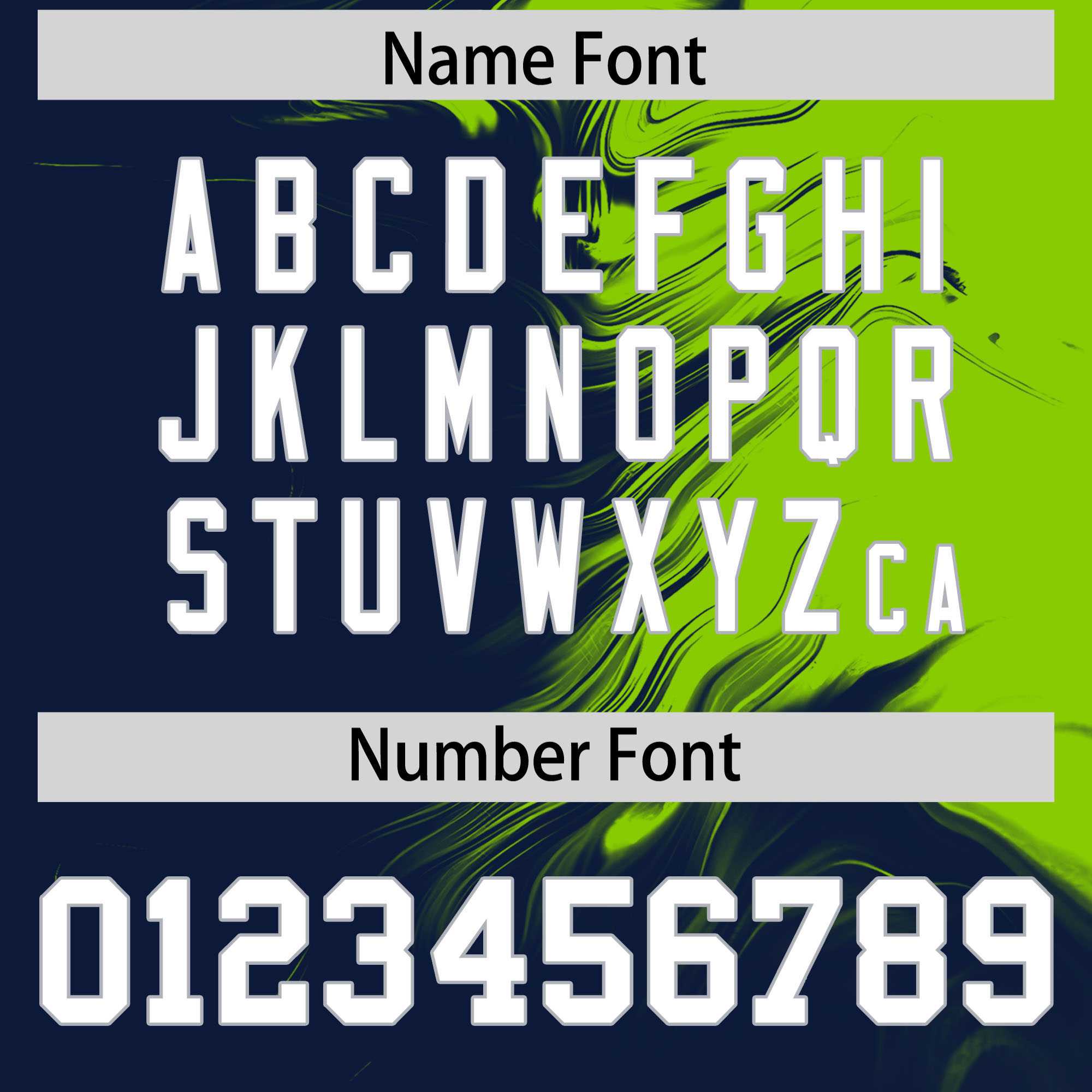 Custom Neon Green Navy Personalized Ink Pattern Authentic Baseball Jersey| KXKSHOP