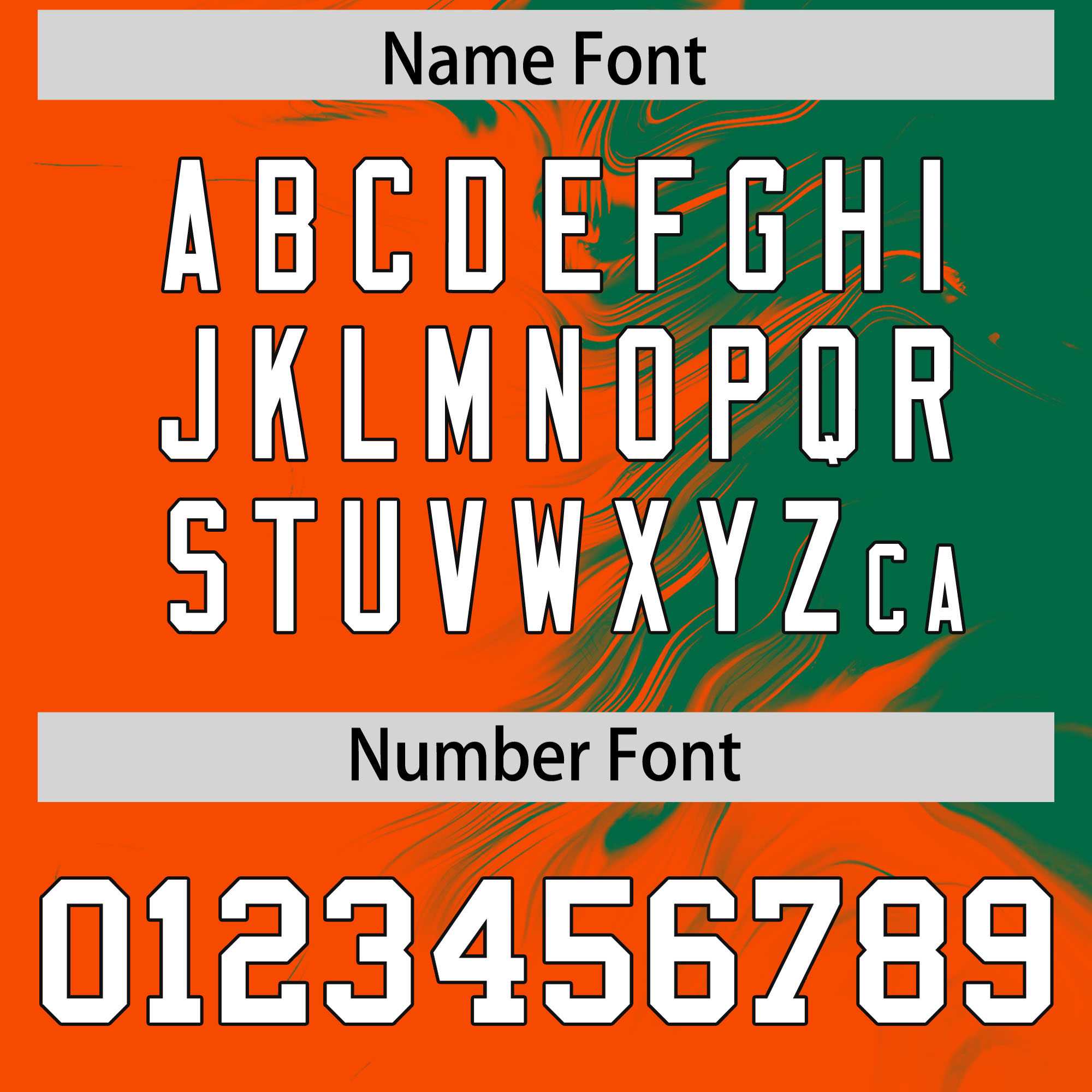 Custom Kelly Green Orange Personalized Ink Pattern Authentic Baseball Jersey| KXKSHOP