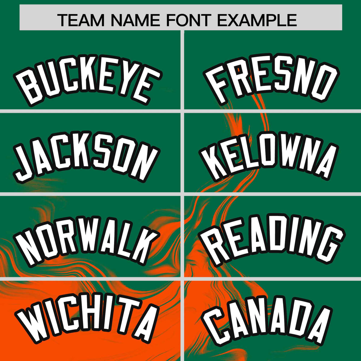 Custom Kelly Green Orange Personalized Ink Pattern Authentic Baseball Jersey| KXKSHOP