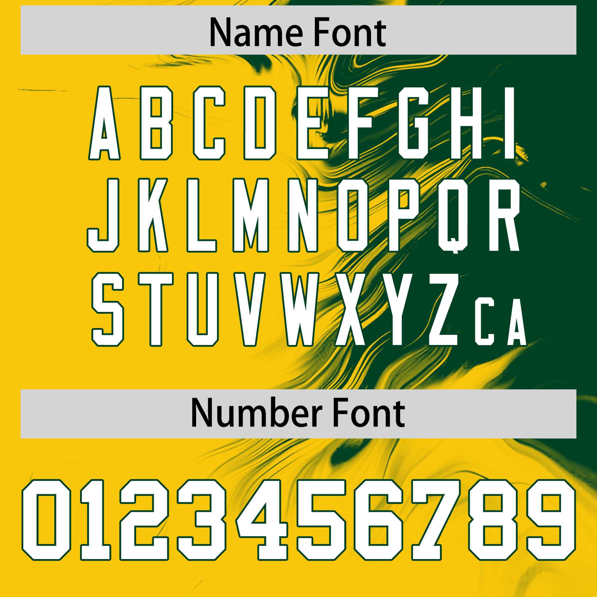 Custom Green Gold Personalized Ink Pattern Authentic Baseball Jersey| KXKSHOP