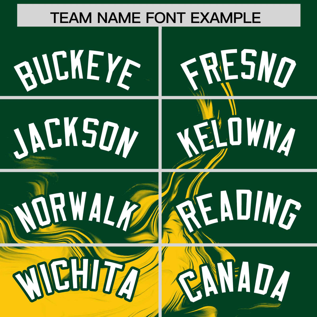 Custom Green Gold Personalized Ink Pattern Authentic Baseball Jersey| KXKSHOP