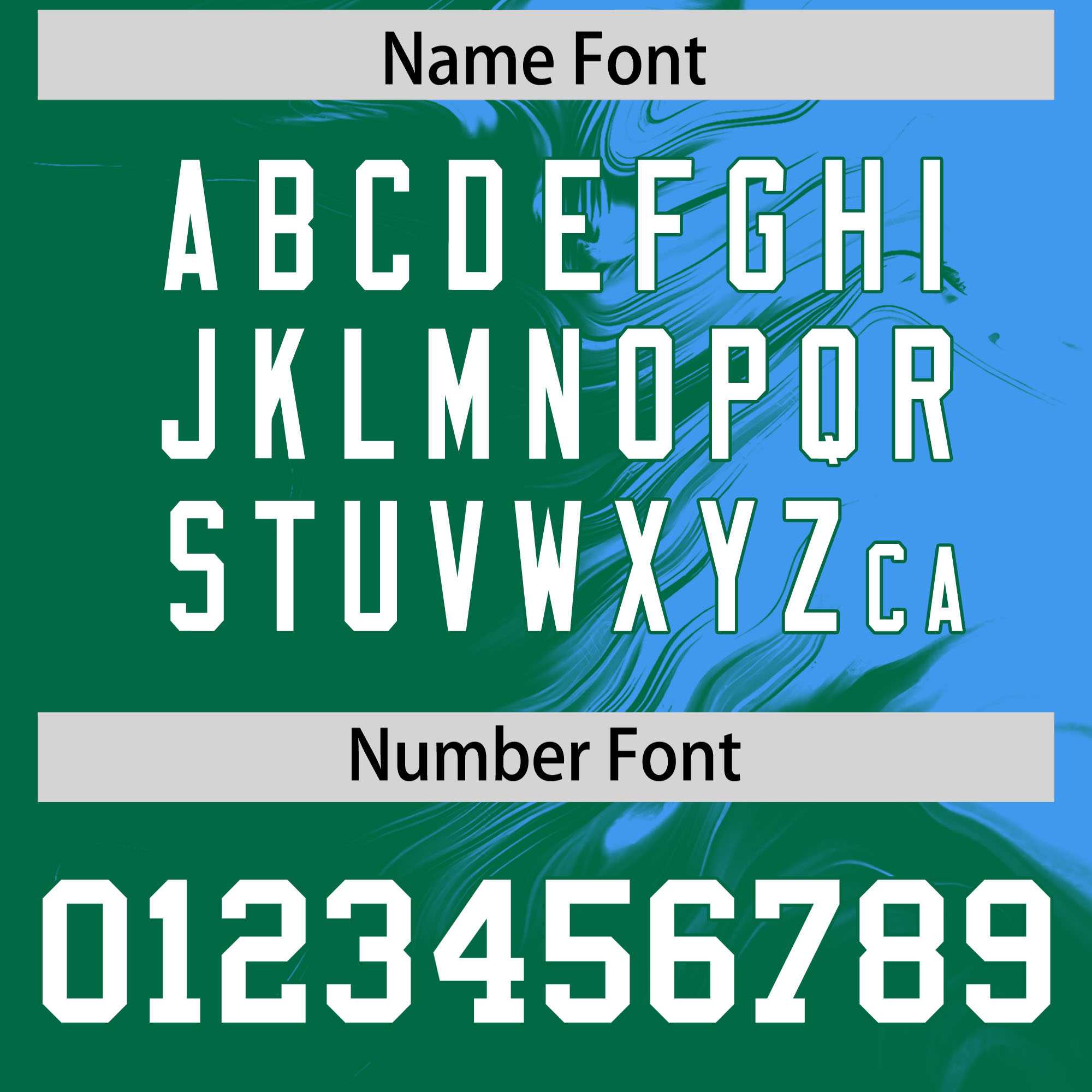 Custom Powder Blue Kelly Green Personalized Ink Pattern Authentic Baseball Jersey| KXKSHOP