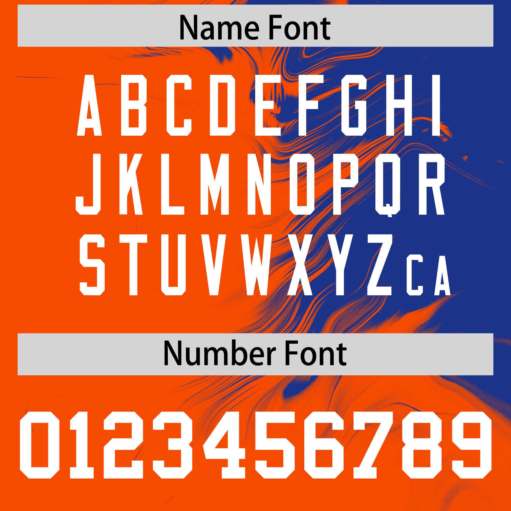 Custom Royal Orange Personalized Ink Pattern Authentic Baseball Jersey| KXKSHOP