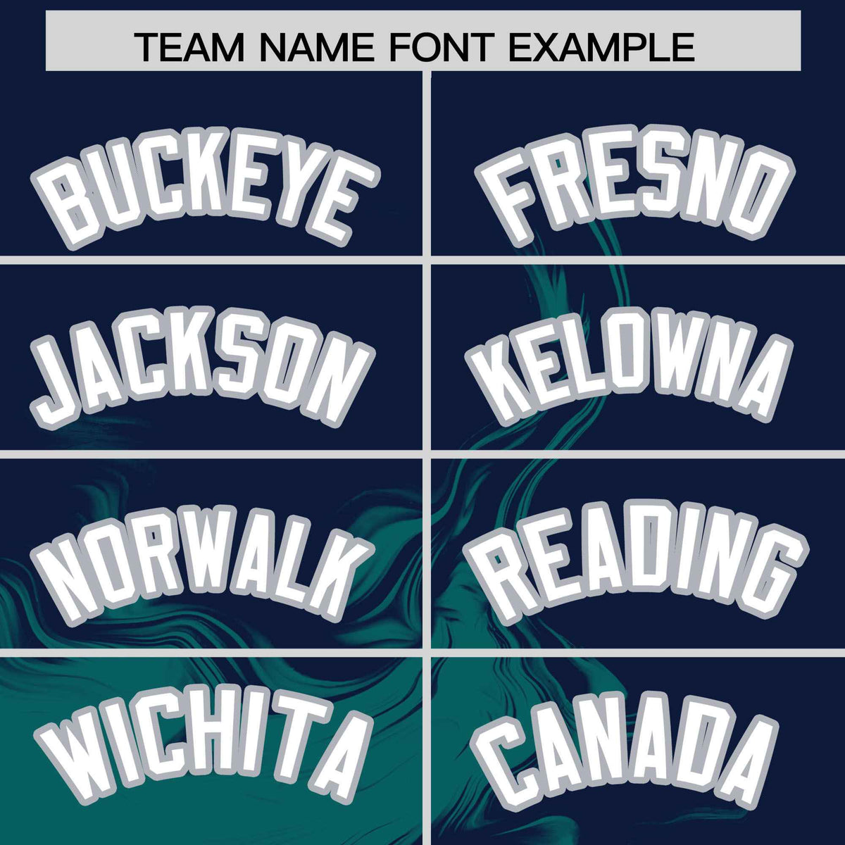 Custom Navy Aqua Personalized Ink Pattern Authentic Baseball Jersey| KXKSHOP