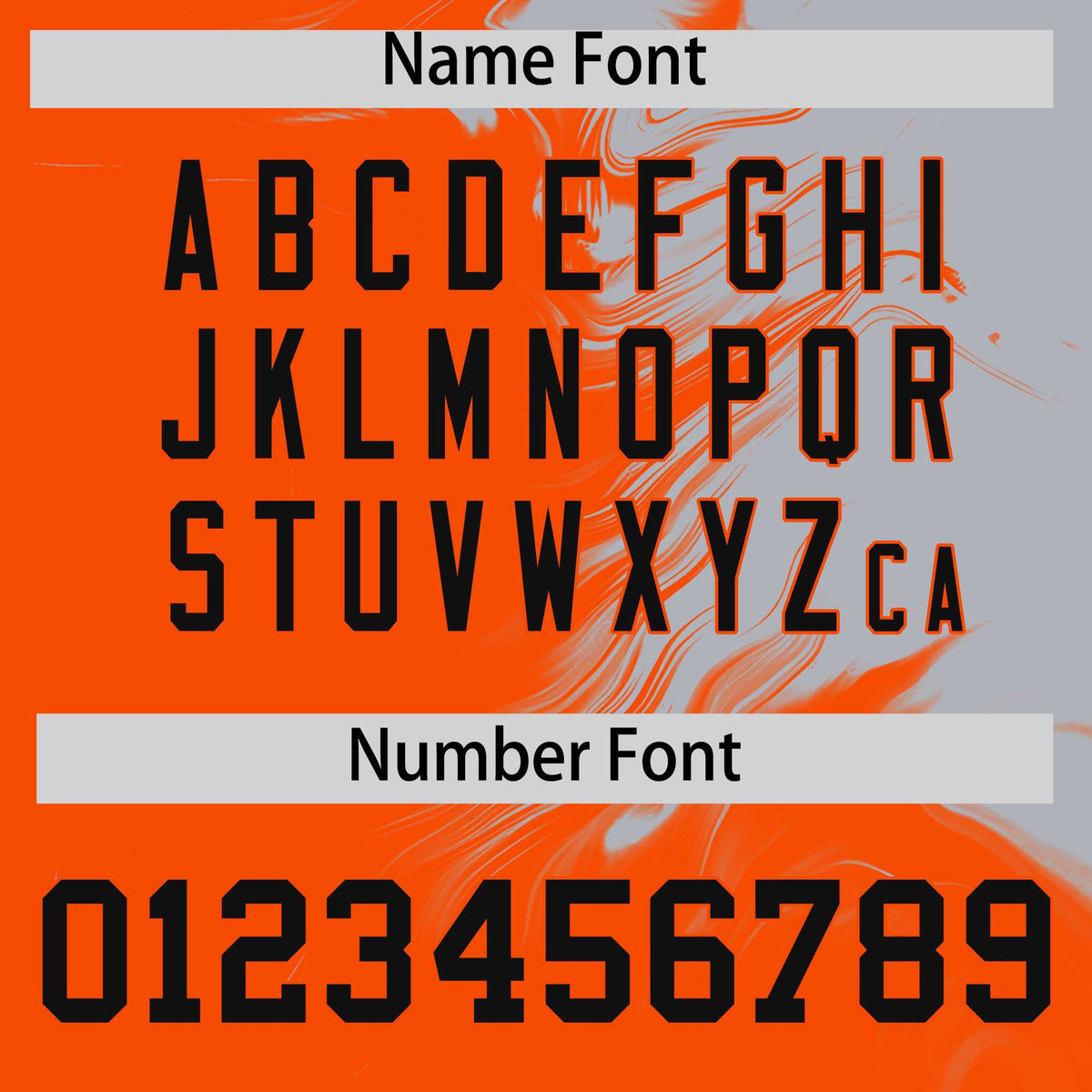 Custom Gray Orange Personalized Ink Pattern Authentic Baseball Jersey| KXKSHOP