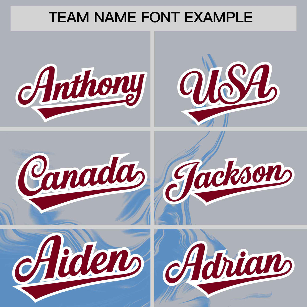 Custom Gray Powder Blue Personalized Ink Pattern Authentic Baseball Jersey| KXKSHOP