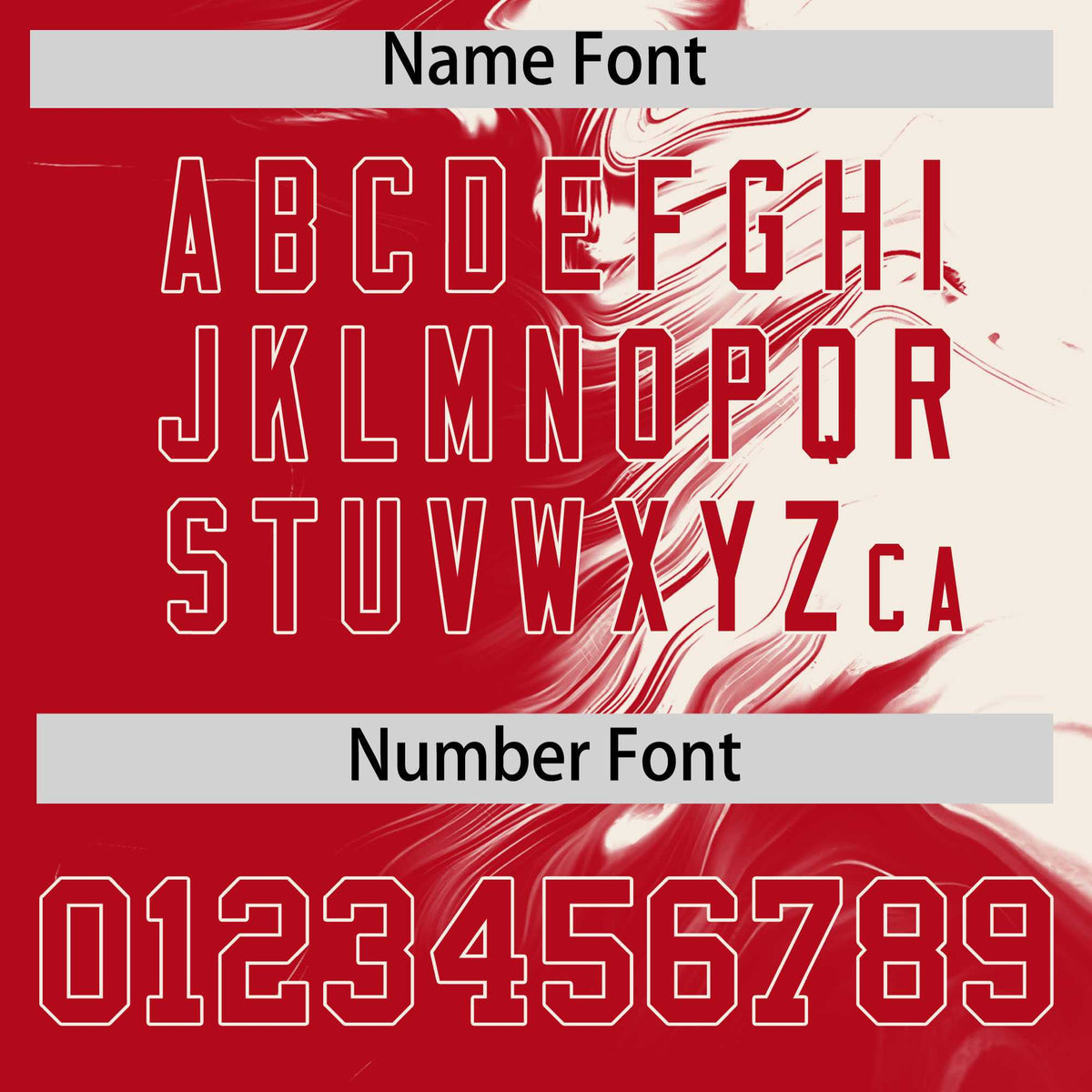 Custom Cream Red Personalized Ink Pattern Authentic Baseball Jersey| KXKSHOP