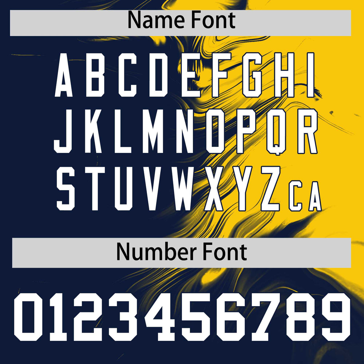 Custom Gold Navy Personalized Ink Pattern Authentic Baseball Jersey| KXKSHOP