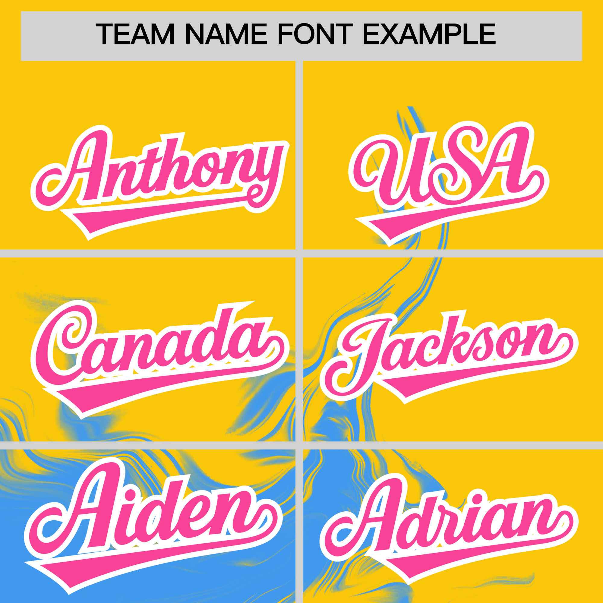 Custom Gold Powder Blue Personalized Ink Pattern Authentic Baseball Jersey| KXKSHOP