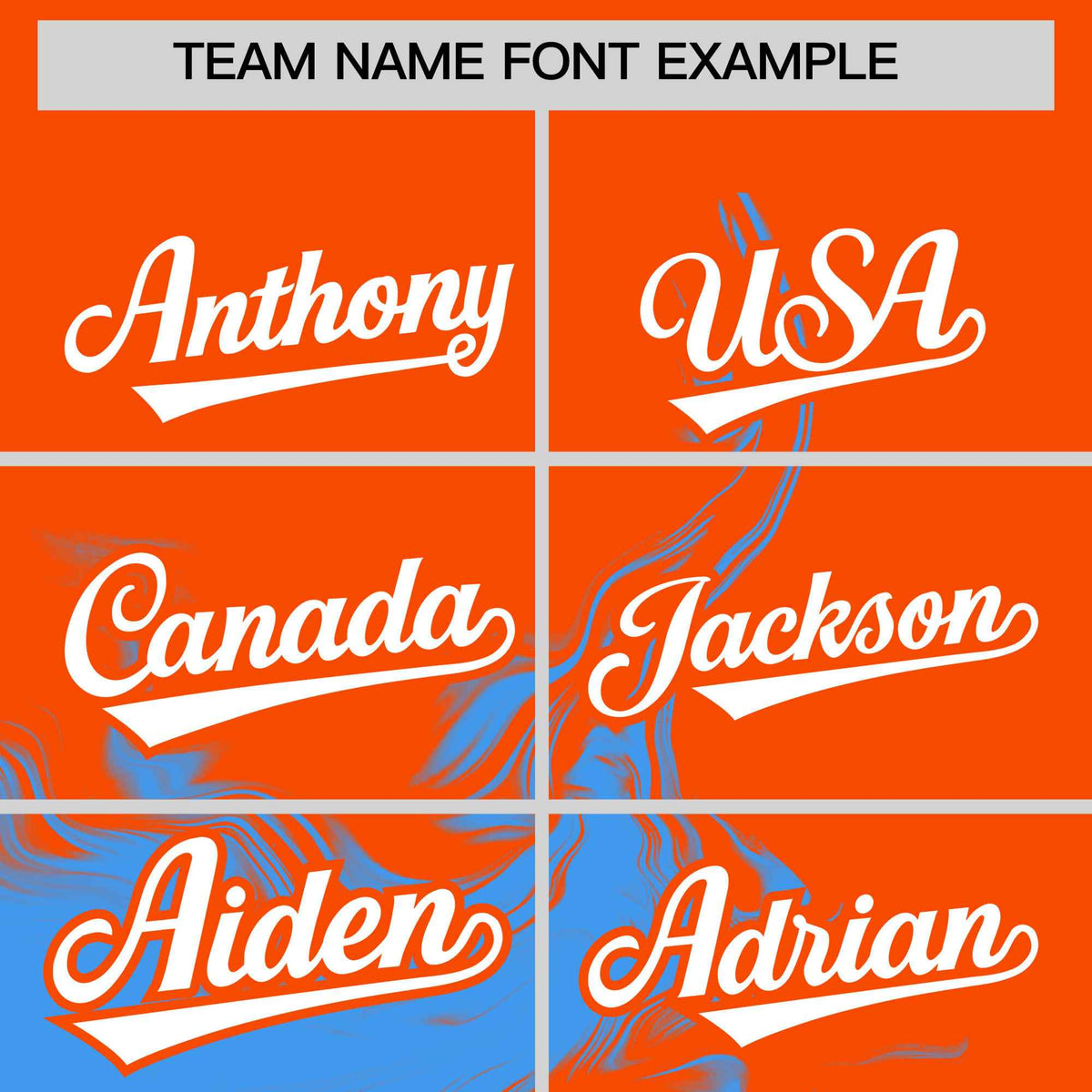 Custom Orange Powder Blue Personalized Ink Pattern Authentic Baseball Jersey| KXKSHOP